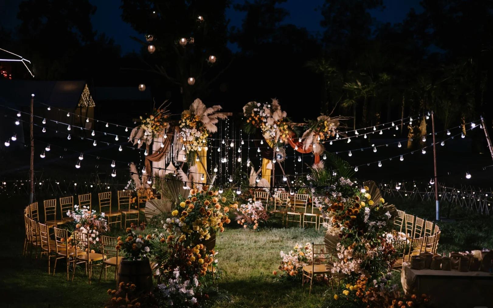 户外森林风婚礼