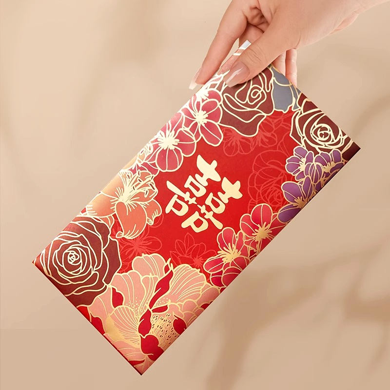 駱易家繁花似錦萬元紅包利是封利是包