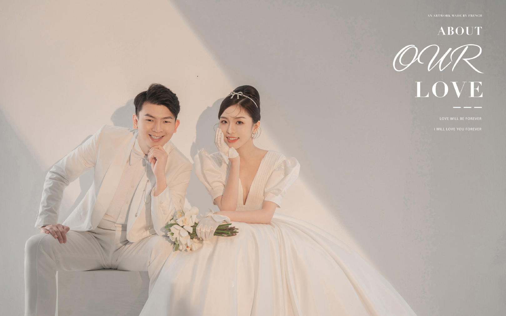 美到心动，结婚一定要拍的室内光影婚纱照