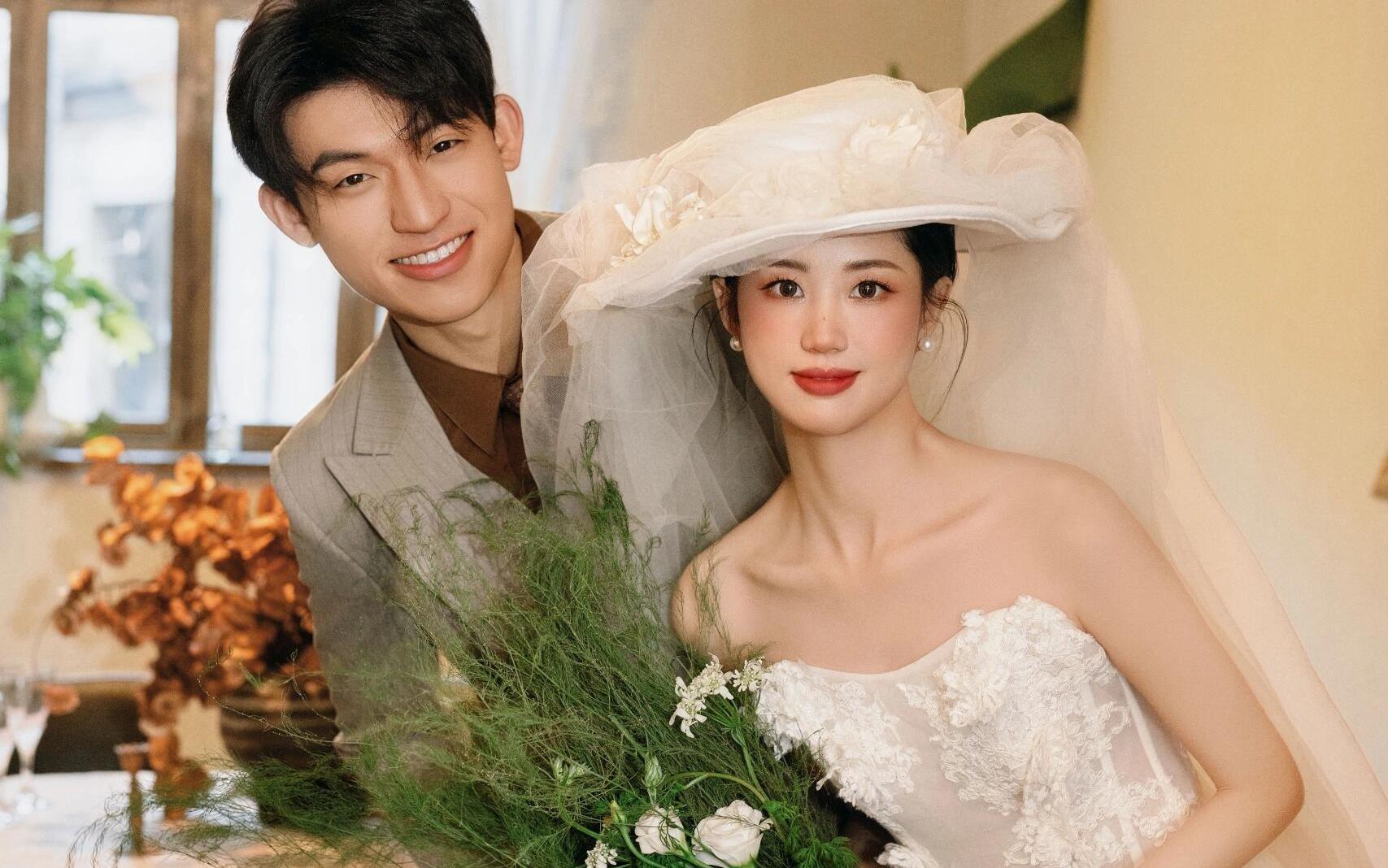浪漫法式婚纱照