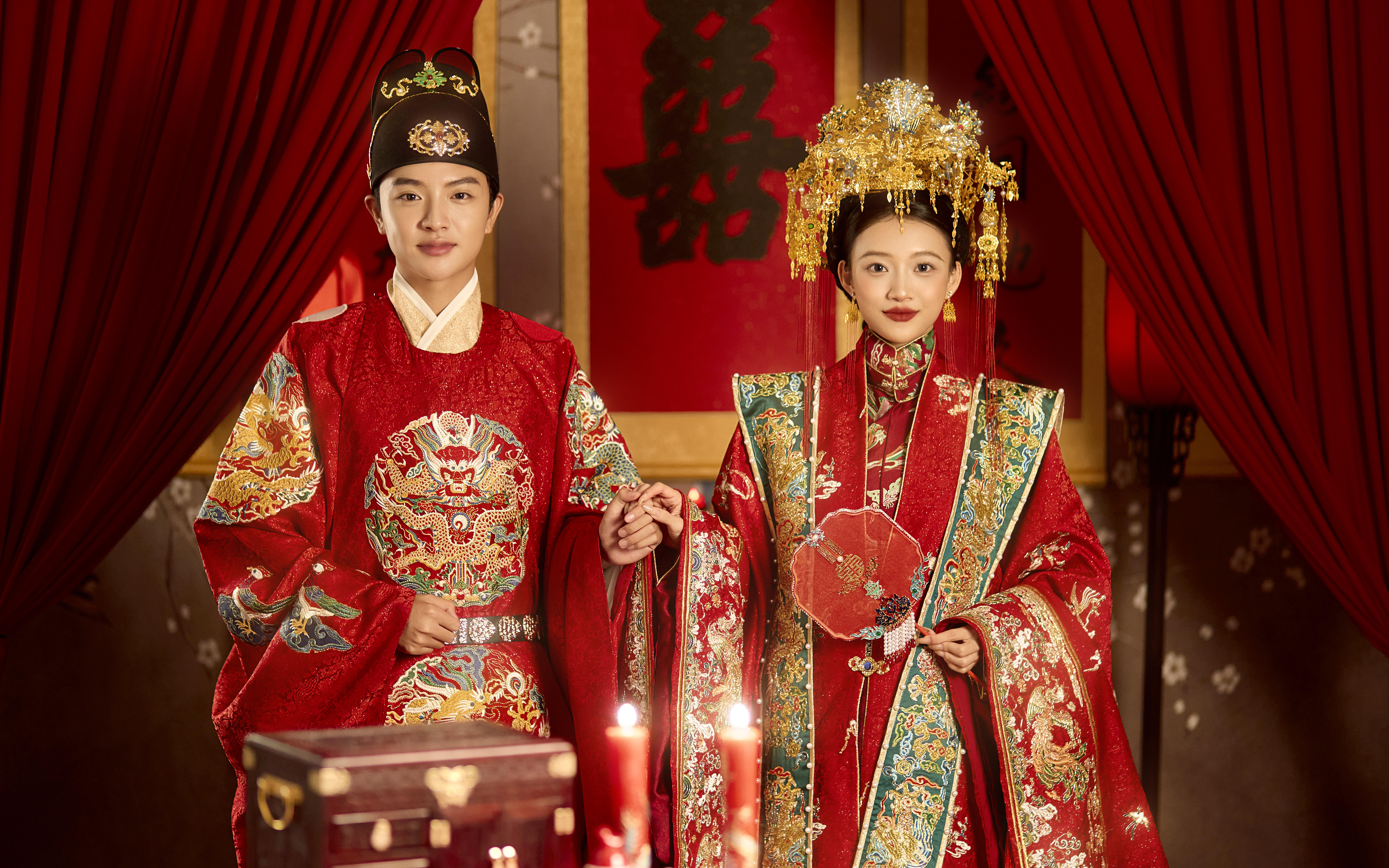 漢服婚紗照｜一襲鳳冠霞帔，許你一世古典情深