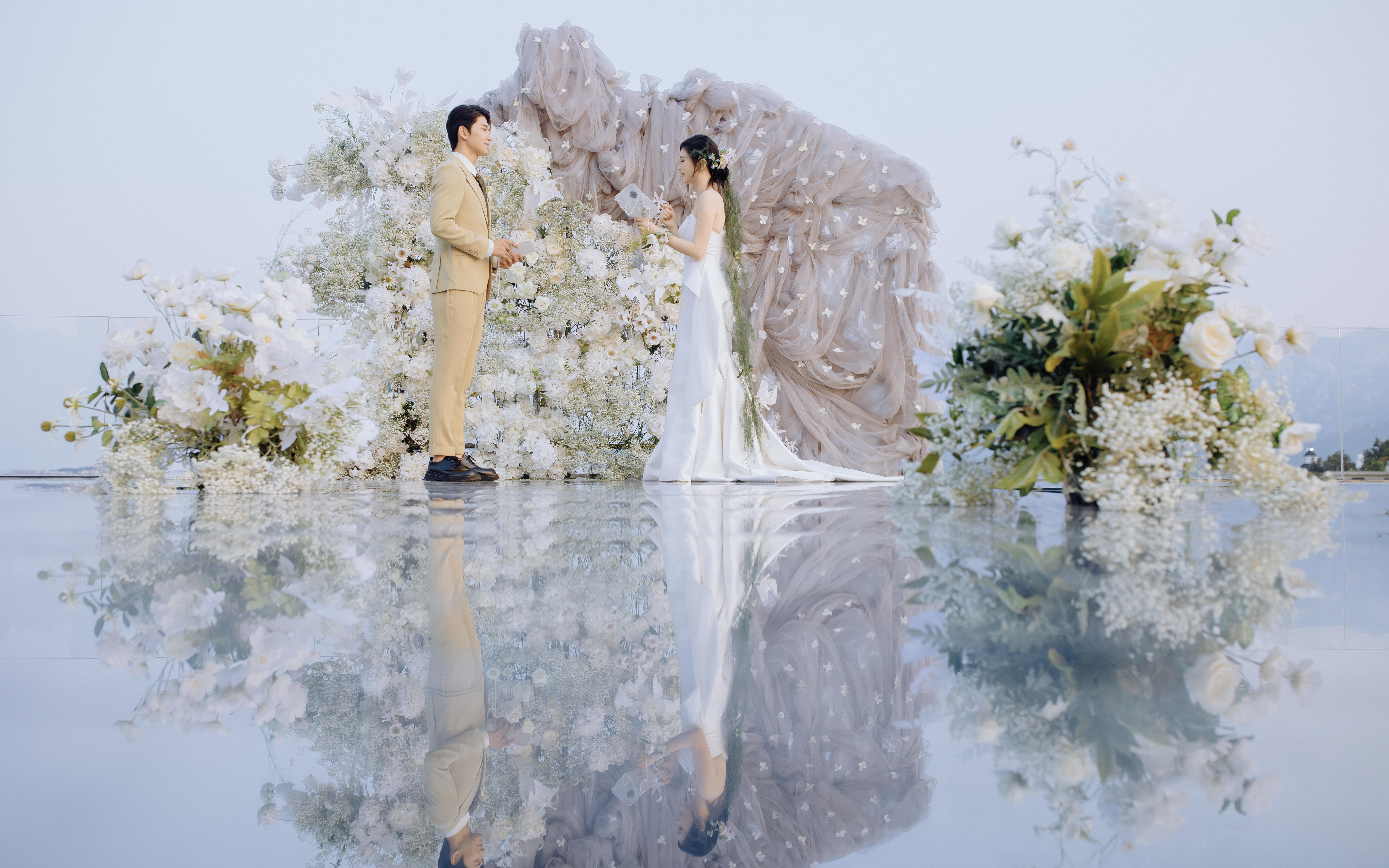 圣羅尼克海島水臺婚禮