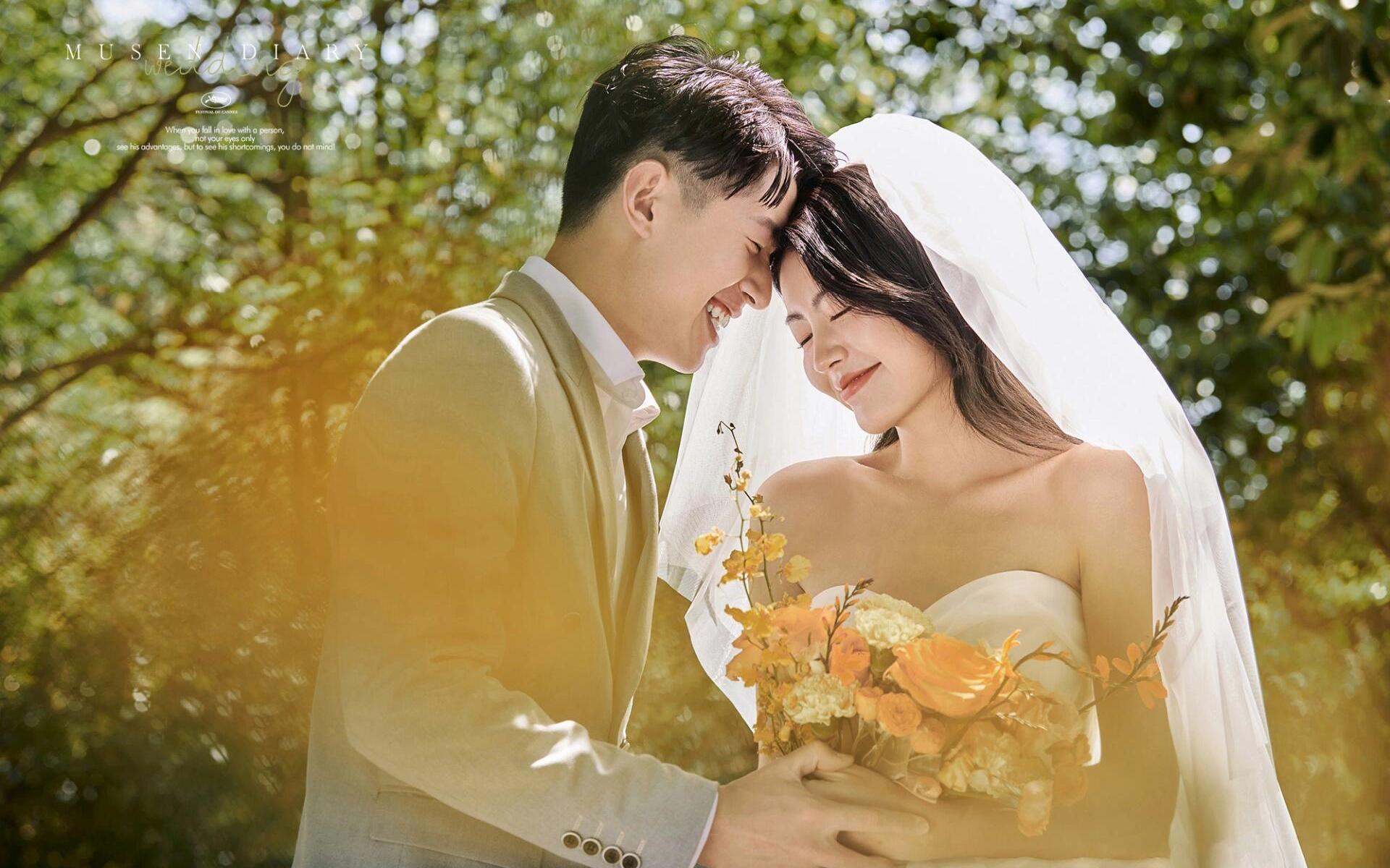 情绪“幸福感”的森系婚纱照🍃妥妥拿捏了|||