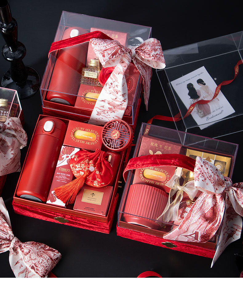 亞克力禮盒伴娘伴手禮 女結(jié)婚送姐妹團禮物高檔實用回禮