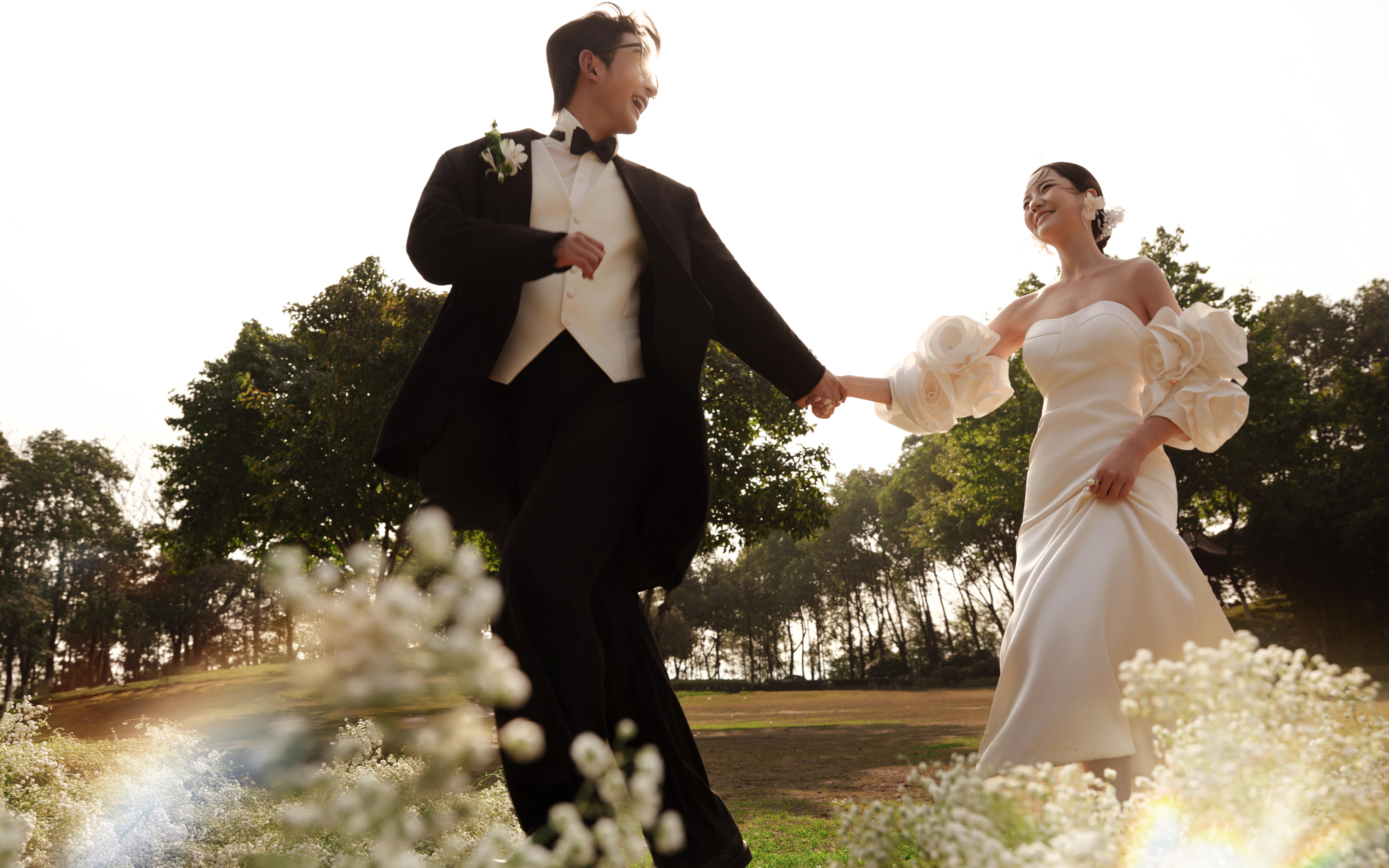 视觉摄影|氛围感森系婚纱照