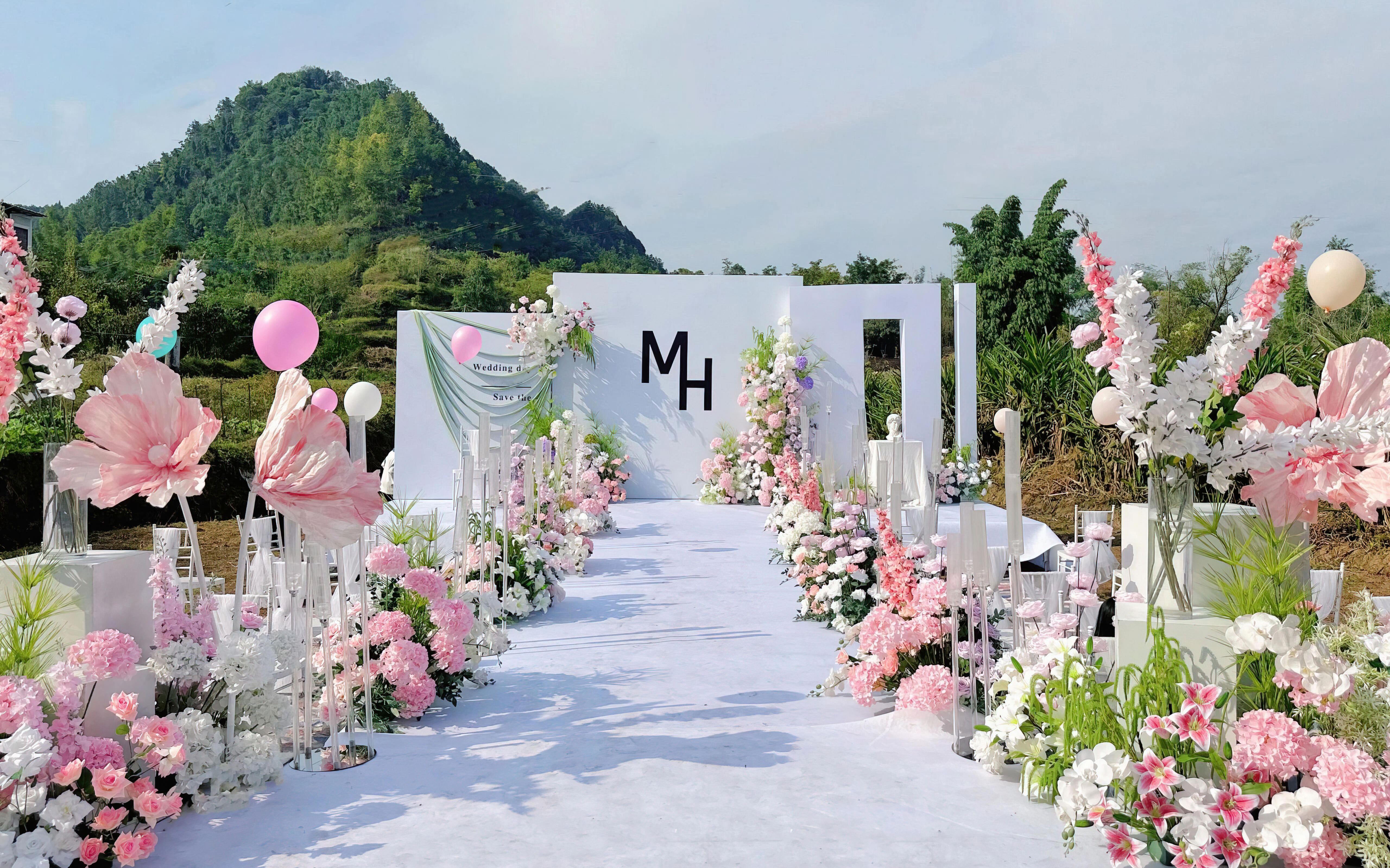 小预算农村婚礼布置