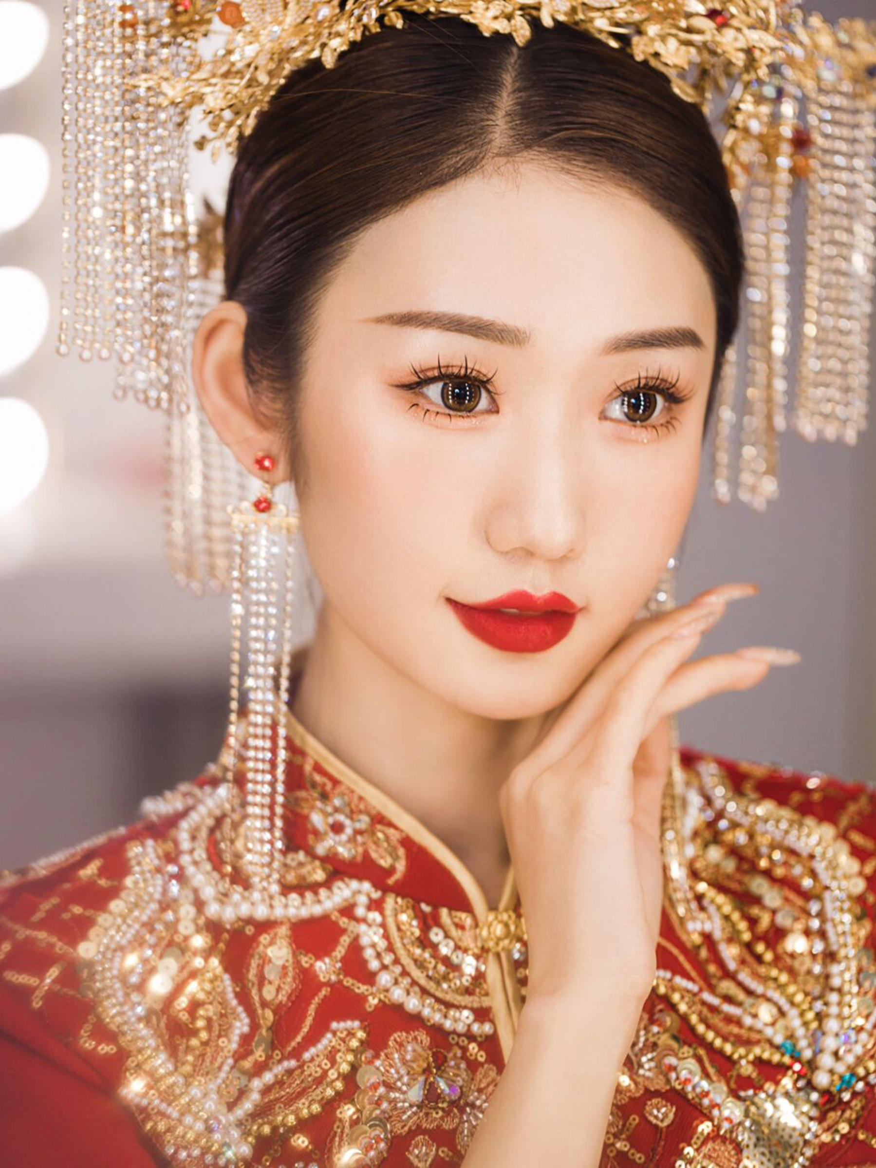 【倾城纪婚礼跟妆】   秀禾中式造型