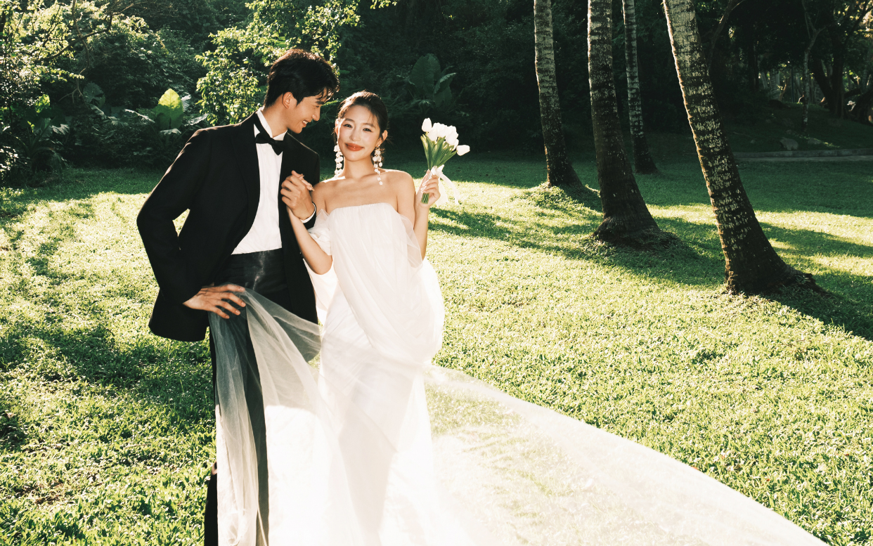 不拍海的另類三亞婚紗照，森系膠片絕了