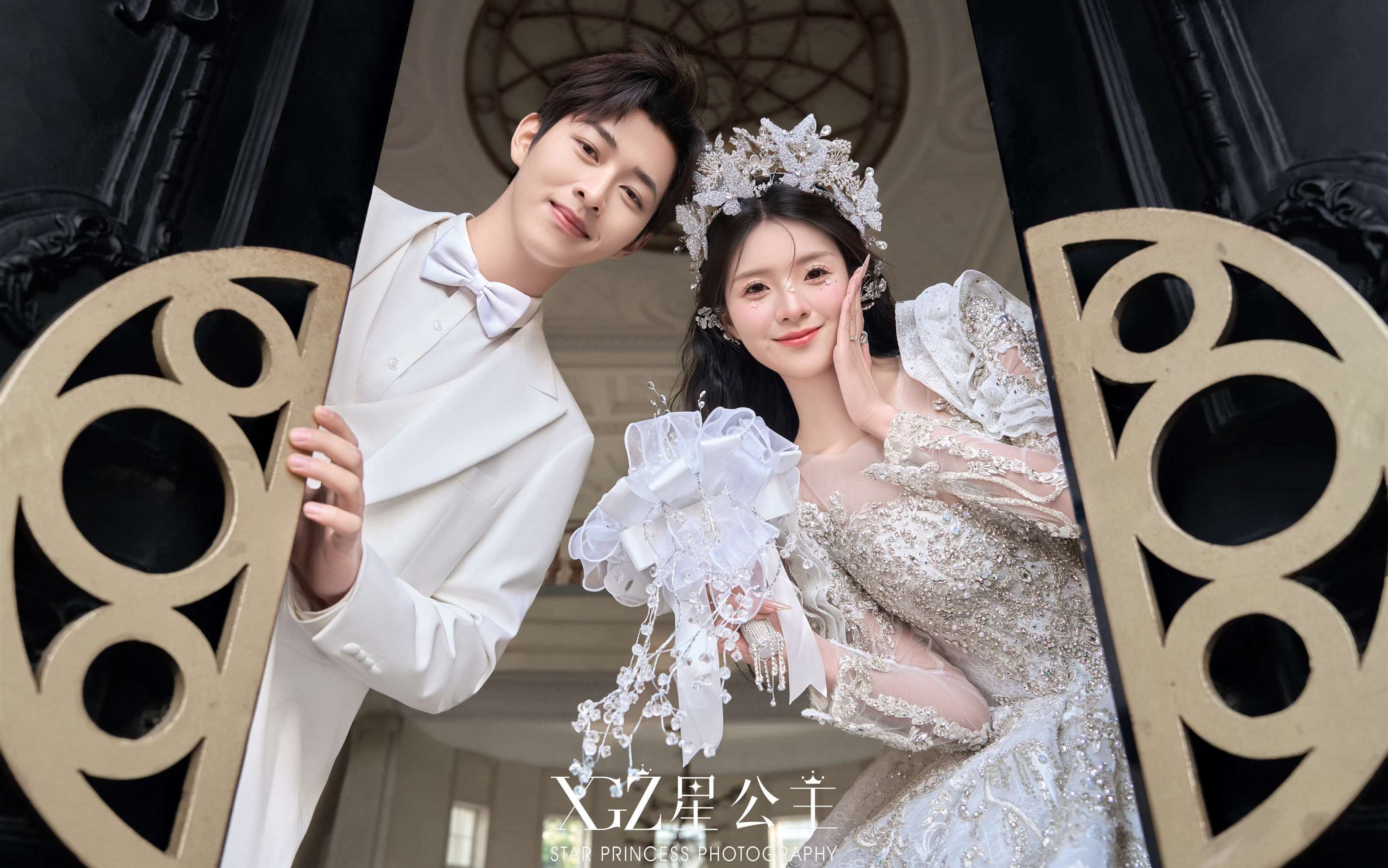 圆梦了，拍到了童话中的公主风婚纱照