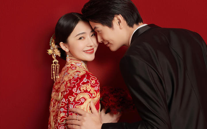 中式秀禾喜嫁婚紗照也太太太好拍了叭