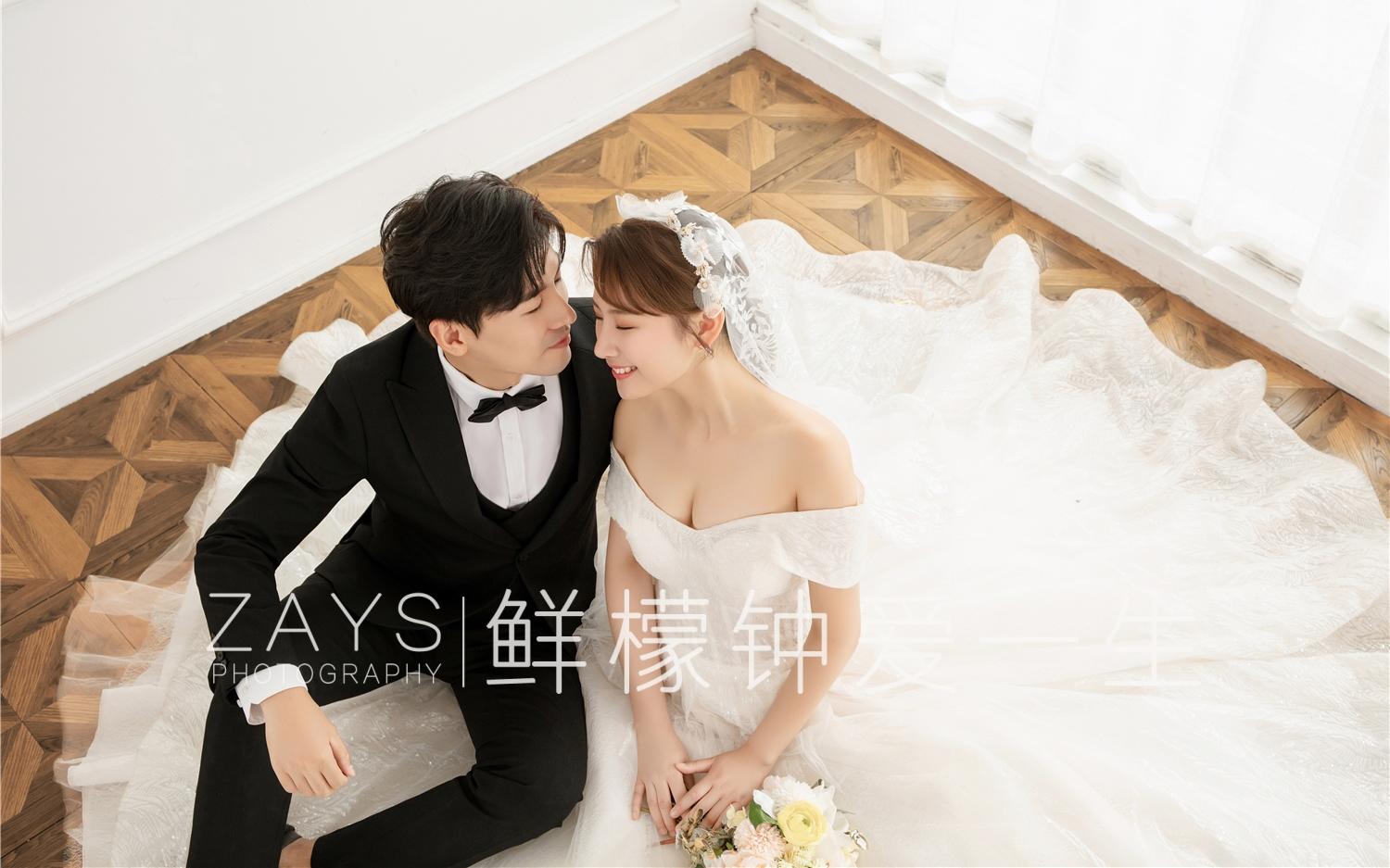 鲜檬钟爱一生|我们的韩式内景婚纱照