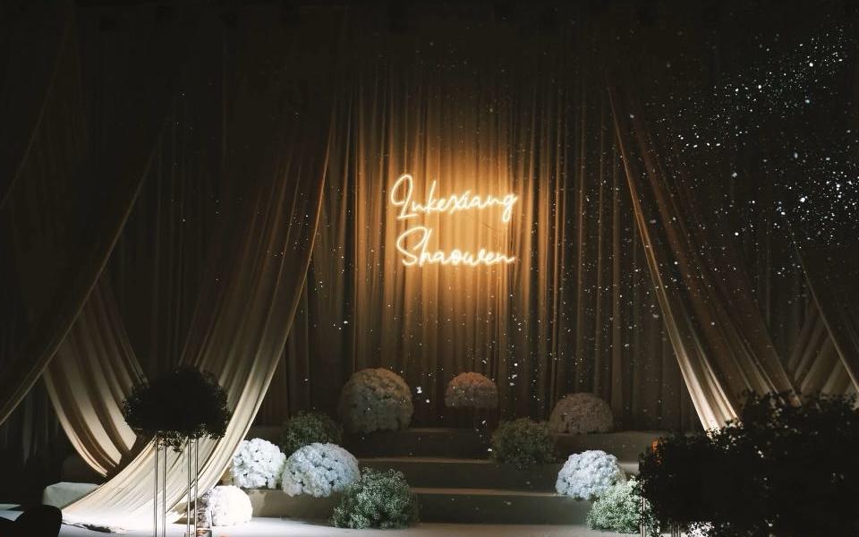  喜橙|韩式丁达尔婚礼