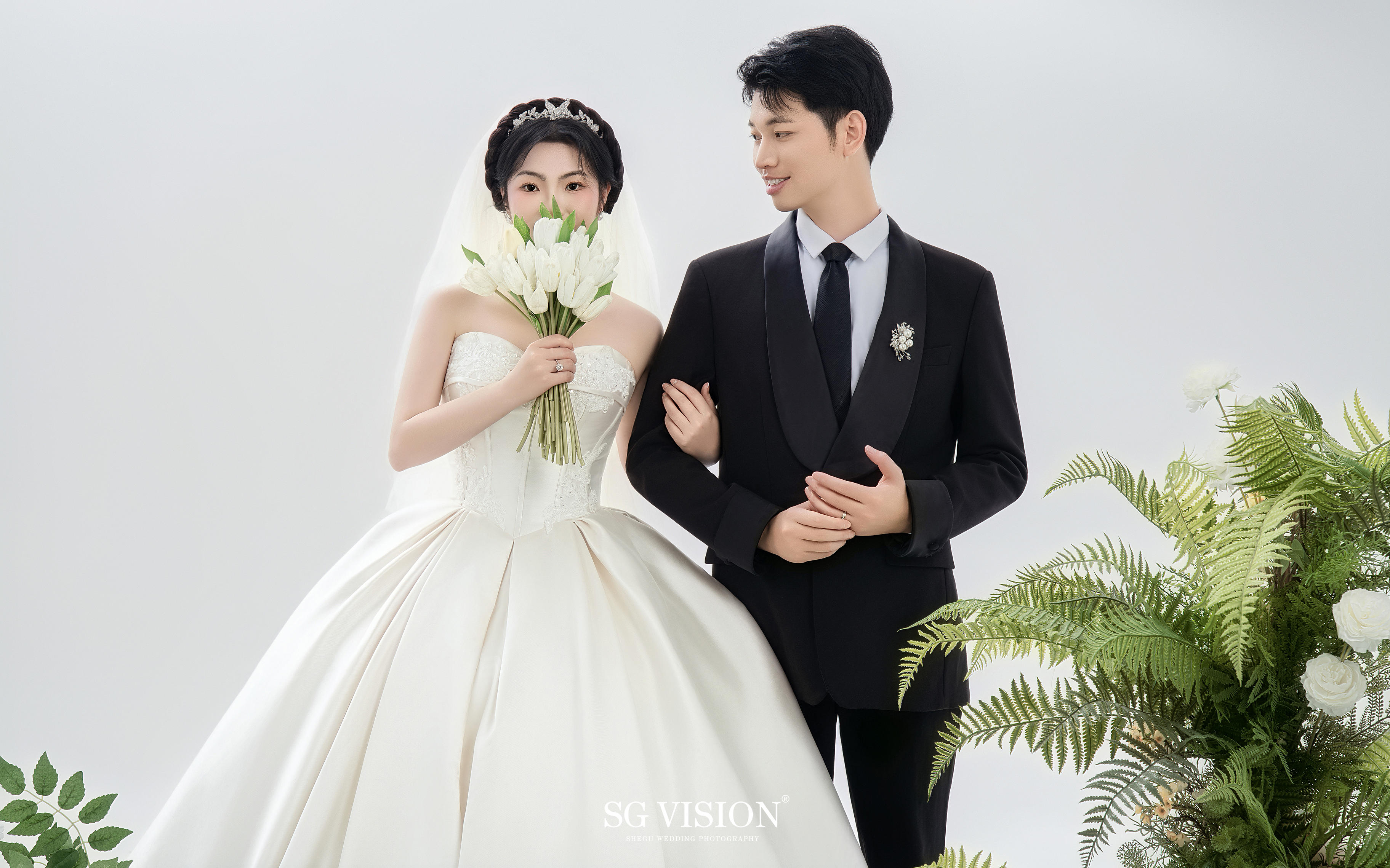 这组韩式极简婚纱照被麻麻夸了好久💗💗