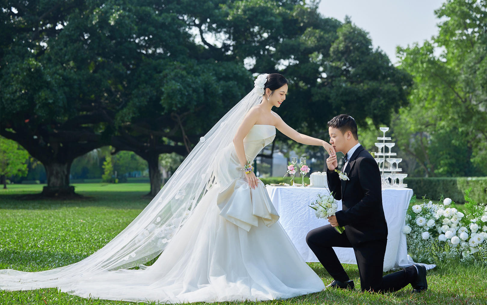不出北海❕就能拍到仪式感目的地婚礼婚纱照