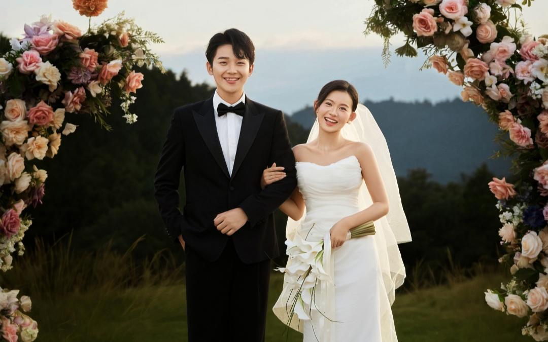 是不是你一直在找的超浪漫婚禮現(xiàn)場婚紗照！