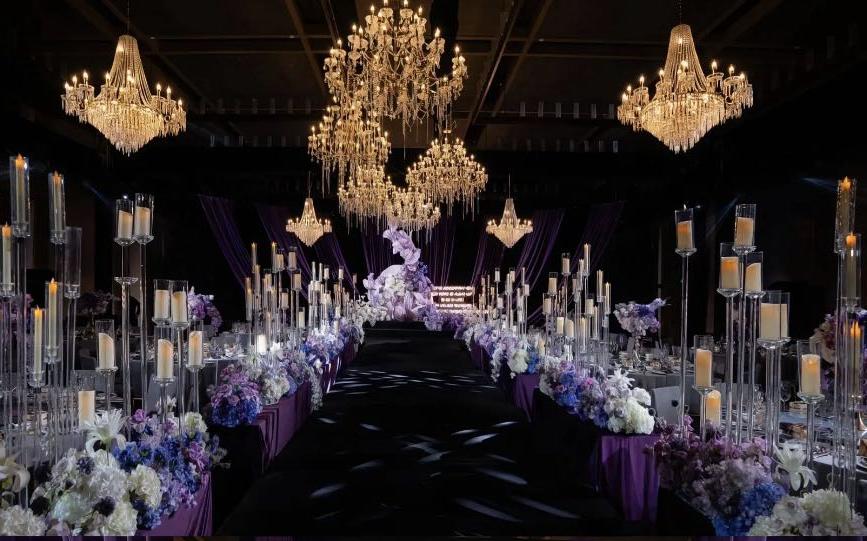 喜橙|紫色水晶主题婚礼