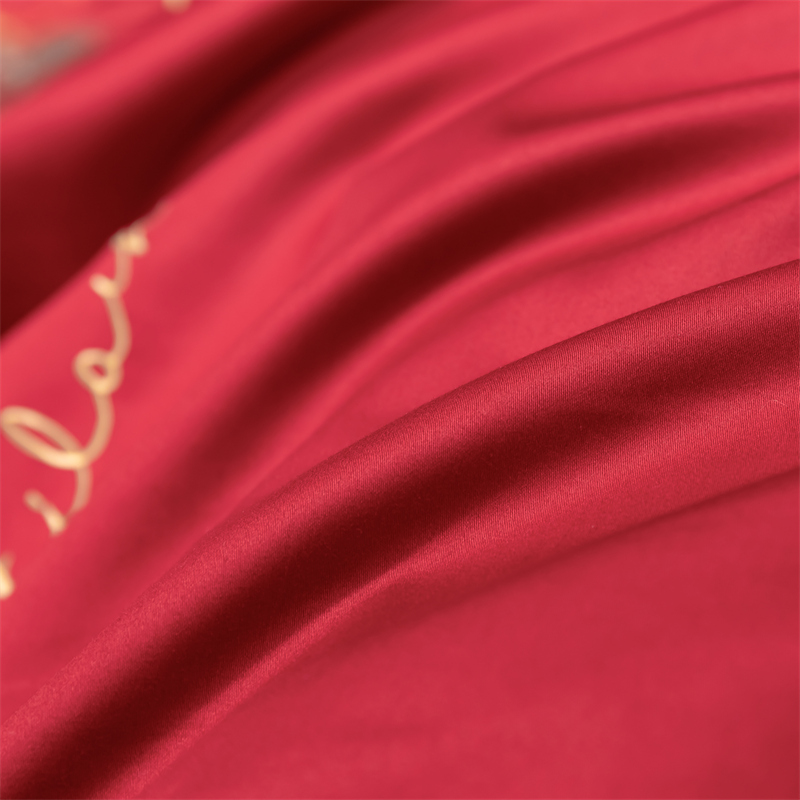 新款水洗磨毛刺繡四件套婚慶系列959611（床單+被套+2個(gè)枕套））