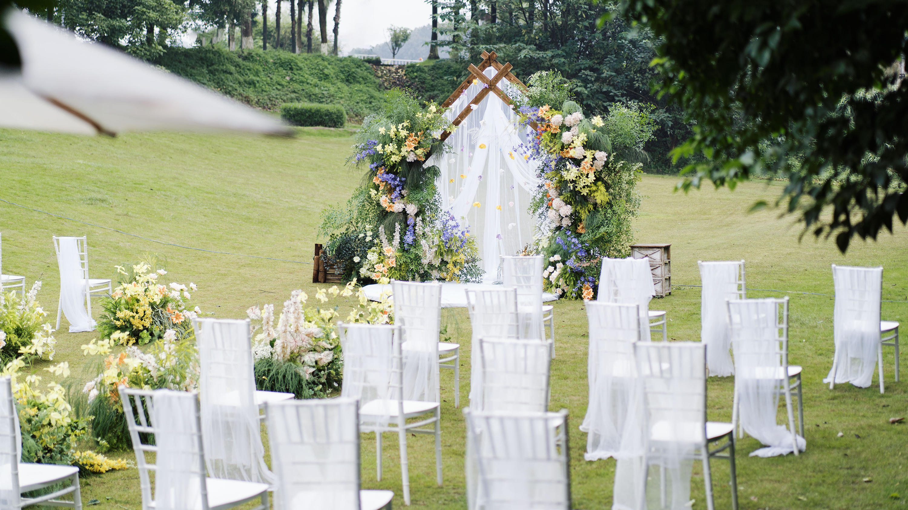 【花嫁喜悦荟】原木韩式户外草坪婚礼