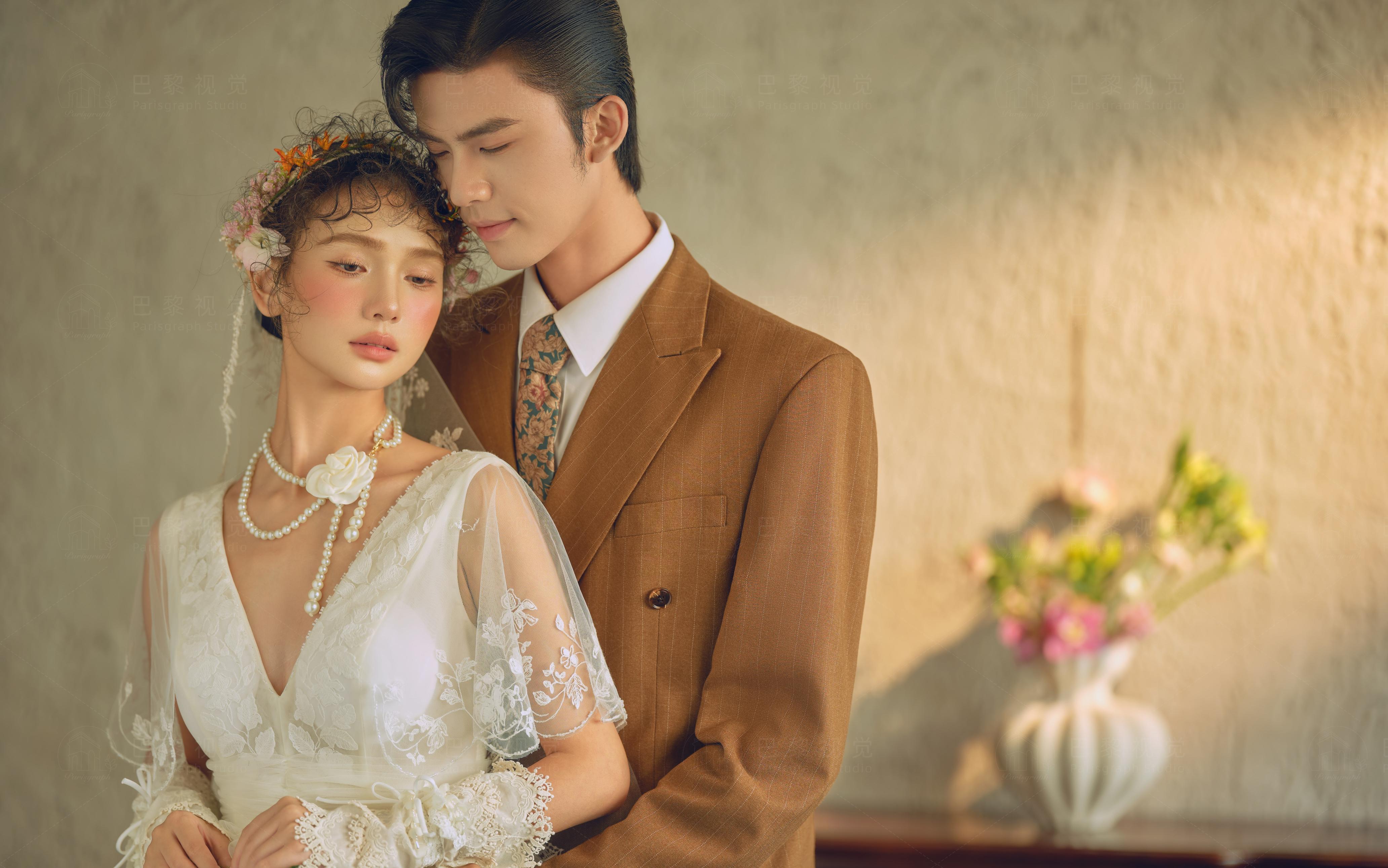 法式田园婚纱照内景