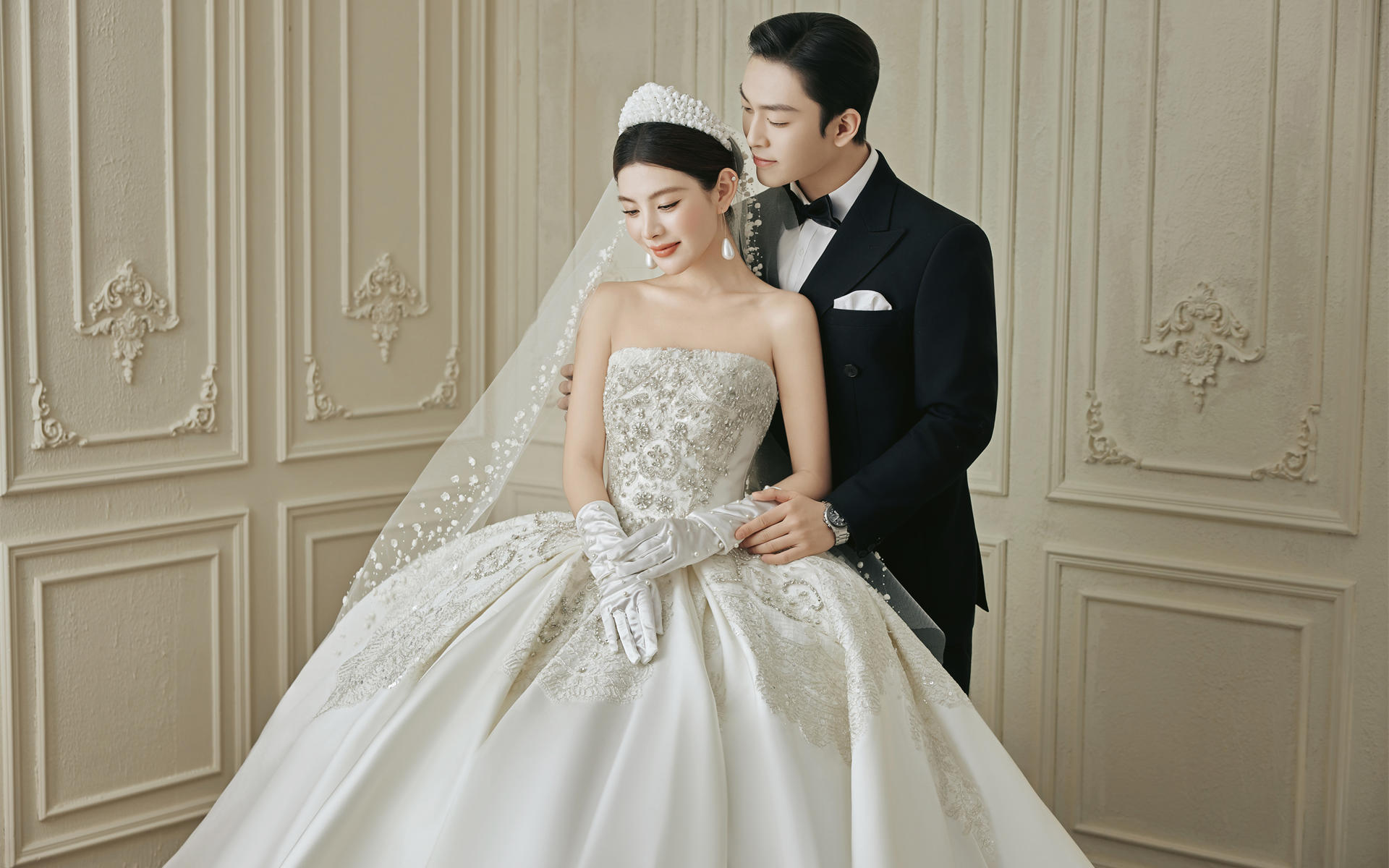 简约轻欧式婚纱照