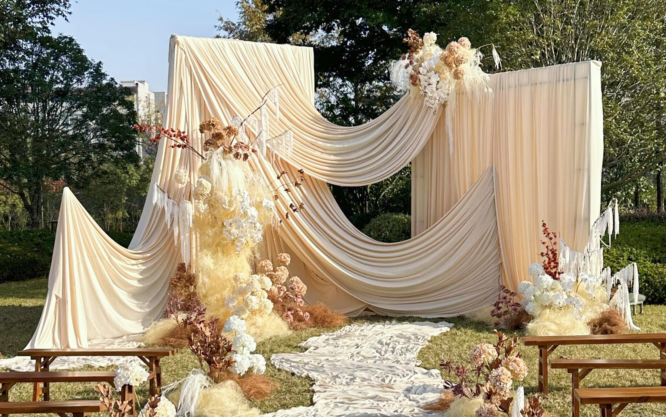 浪漫婚禮定制-奶呼呼戶外布藝