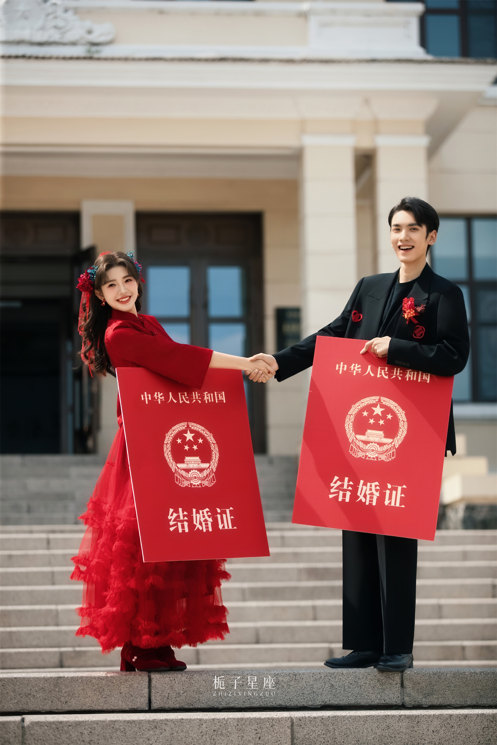 喜嫁婚纱照/6服6造/服装任选场景通拍/一价全包