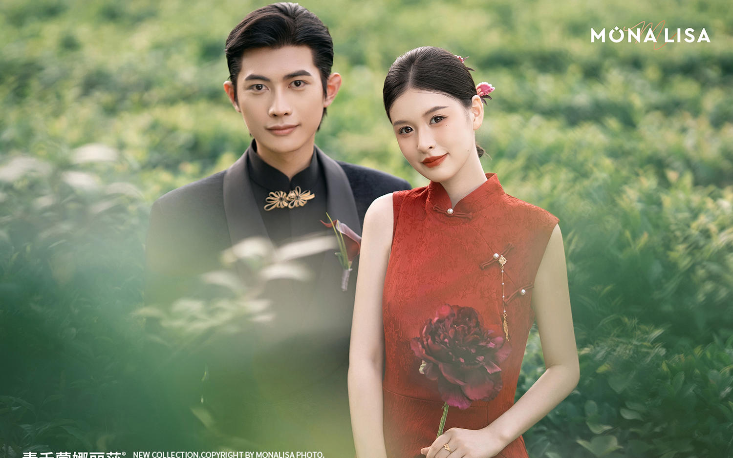 長輩喜愛的傳統(tǒng)韻味??一眼淪陷旗袍婚紗照