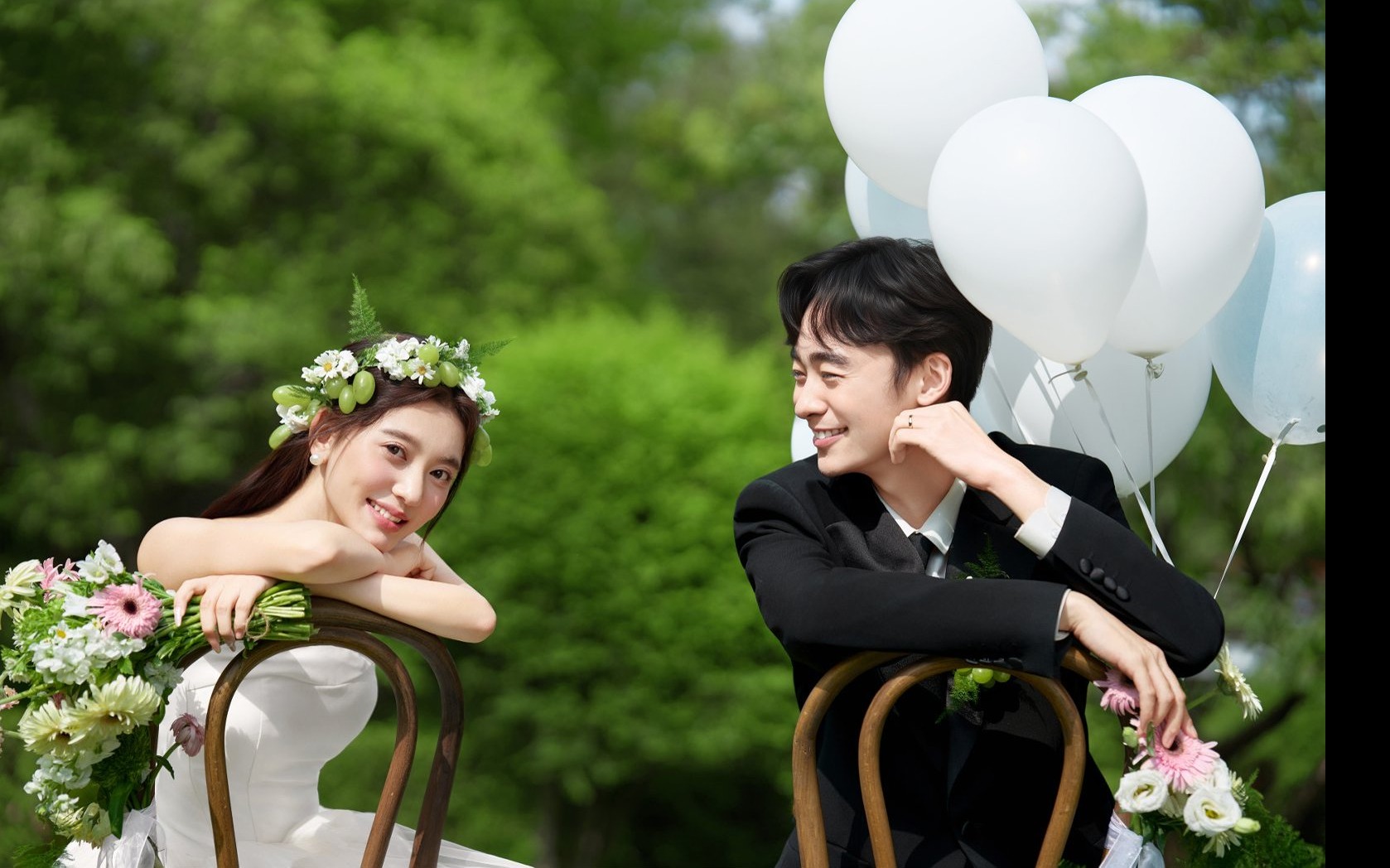 奔赴山野，奔赴我们💍森系婚纱照