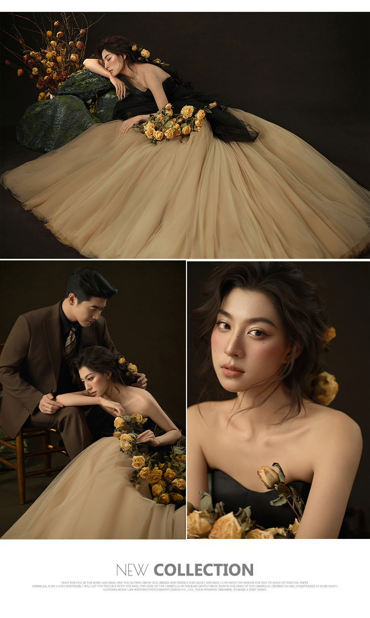 人氣熱門 | 品質(zhì)甄選【復(fù)古油畫極簡婚紗照】