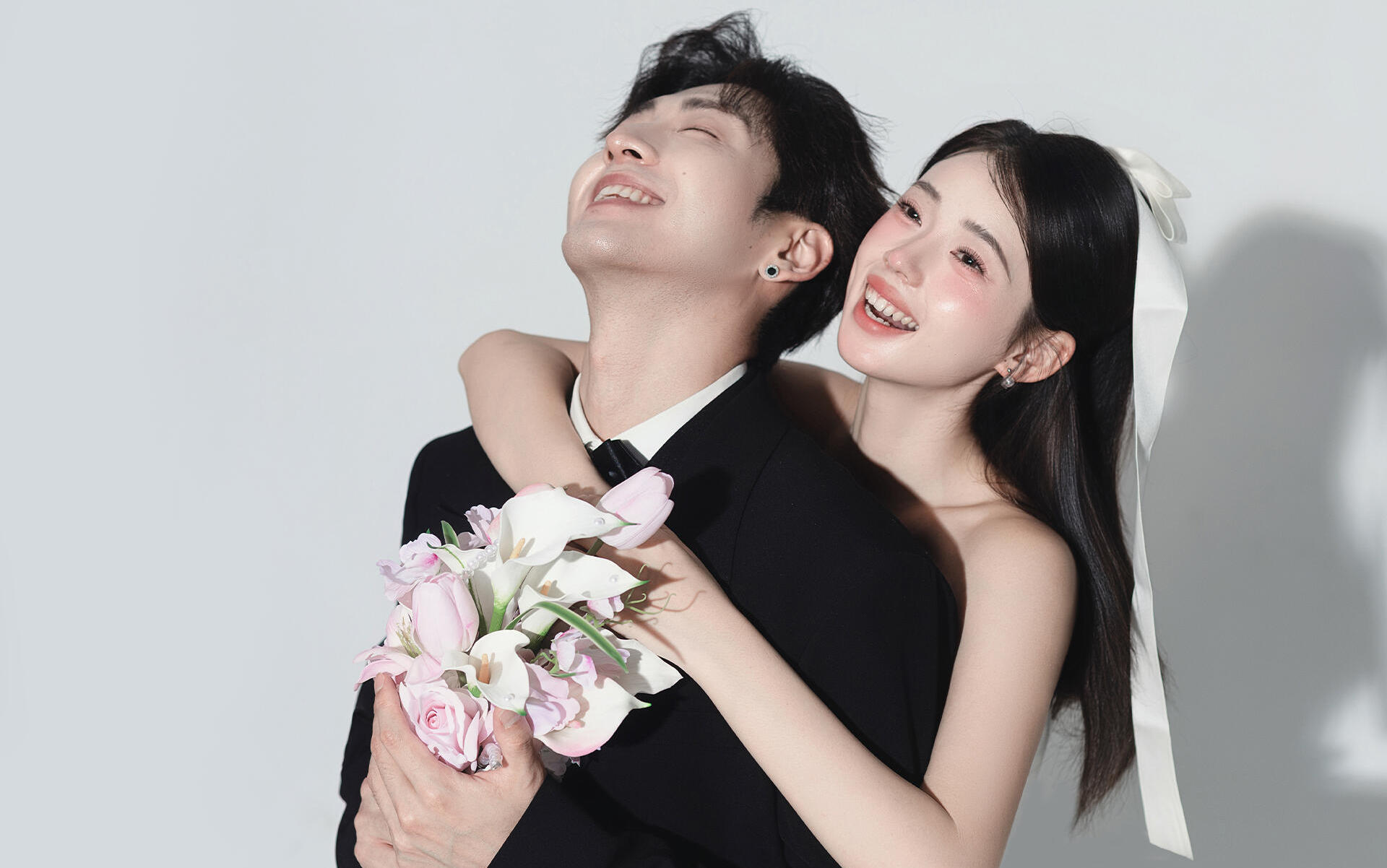 【宜春婚紗照】室內(nèi)極簡主紗韓式婚紗照、一價全包