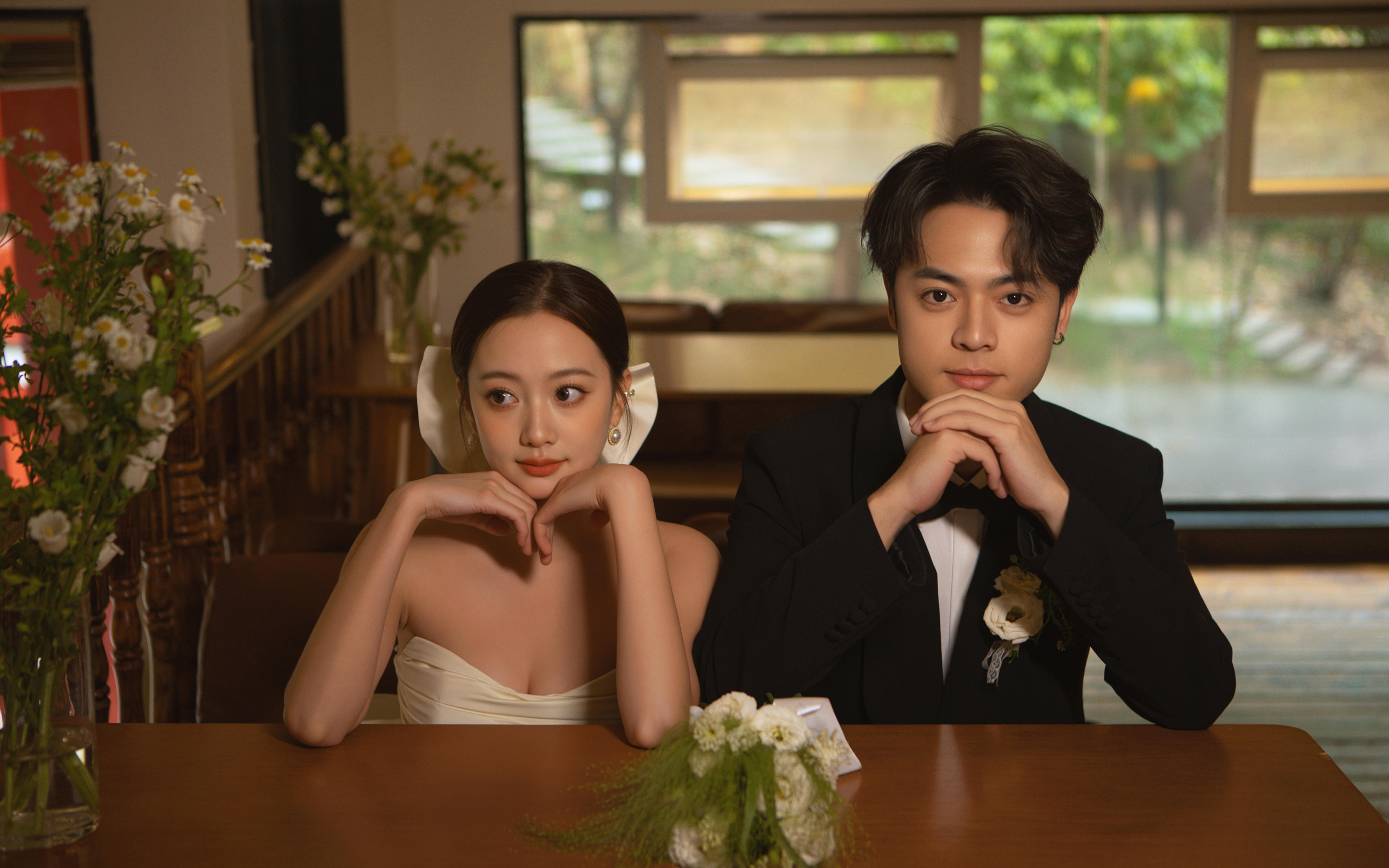 咖啡香里拍婚照，白紗配拿鐵，甜蜜在鏡頭里發(fā)酵~