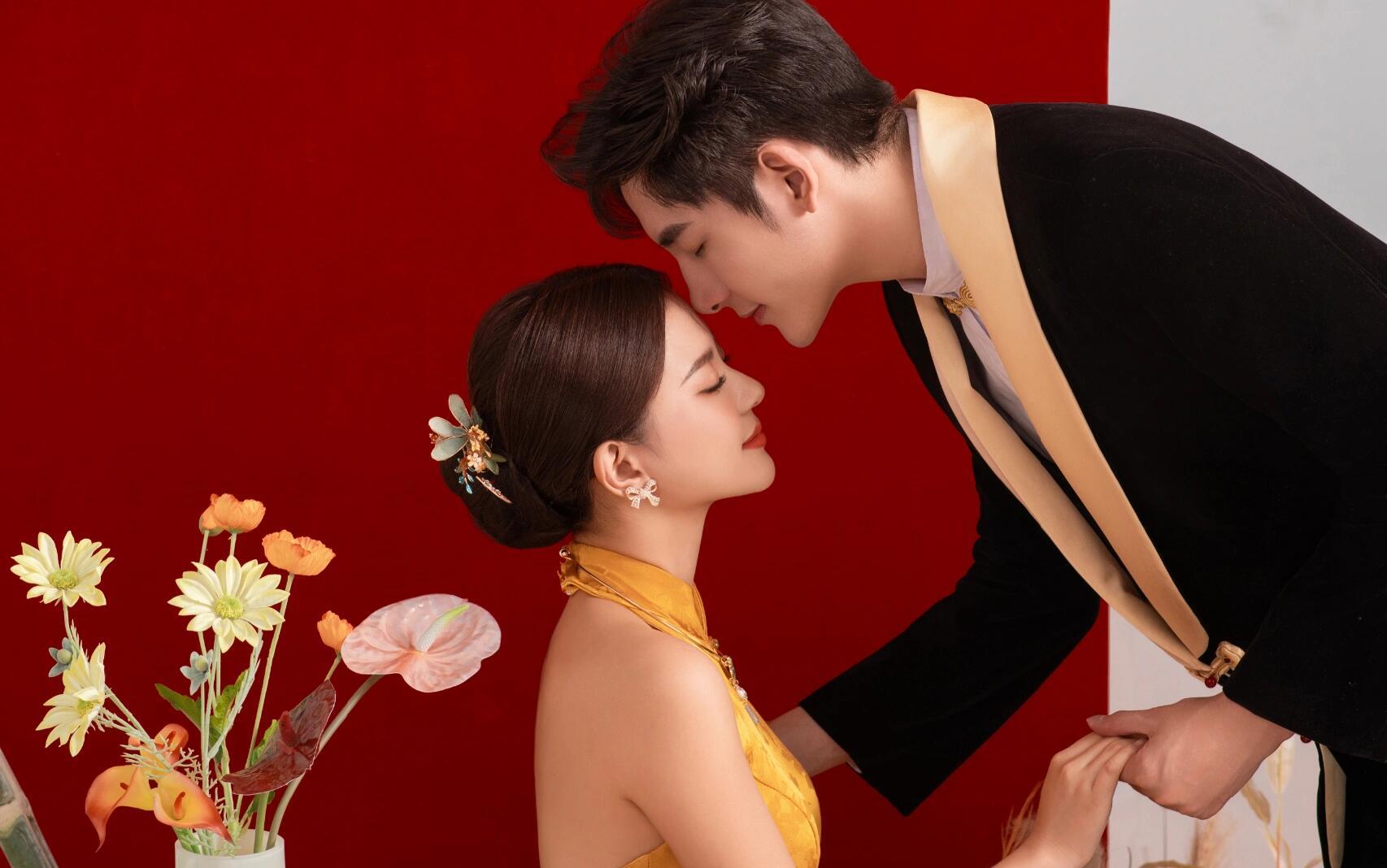 【旗袍喜嫁婚纱照】