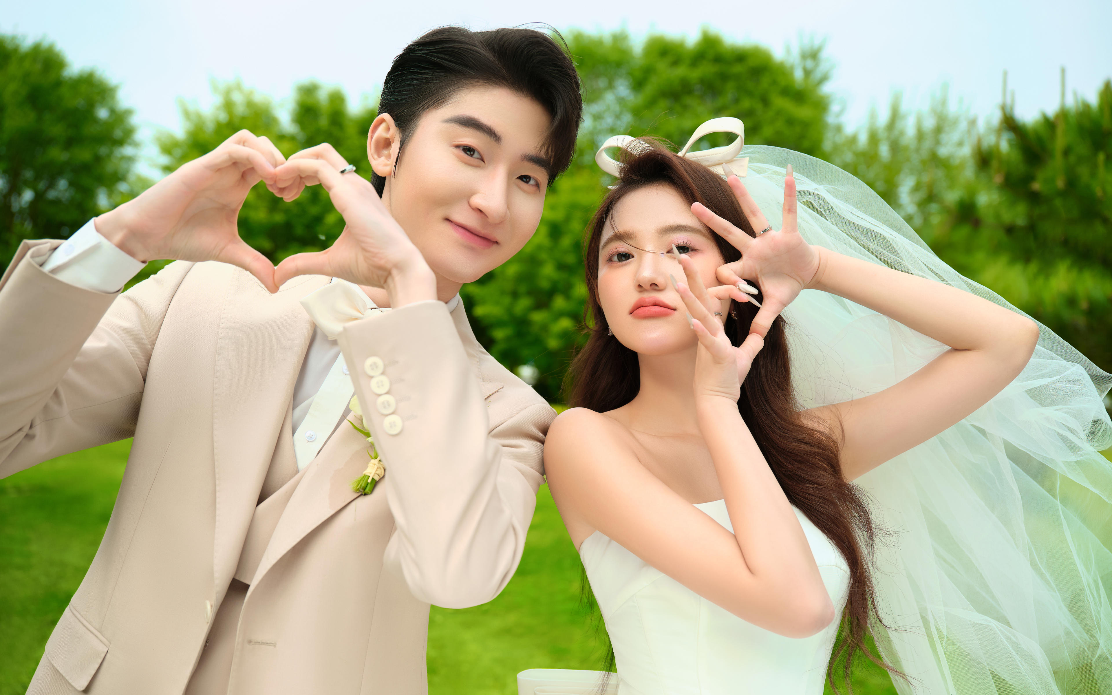 一整個美住?小清新森系婚紗照真的太戳我了