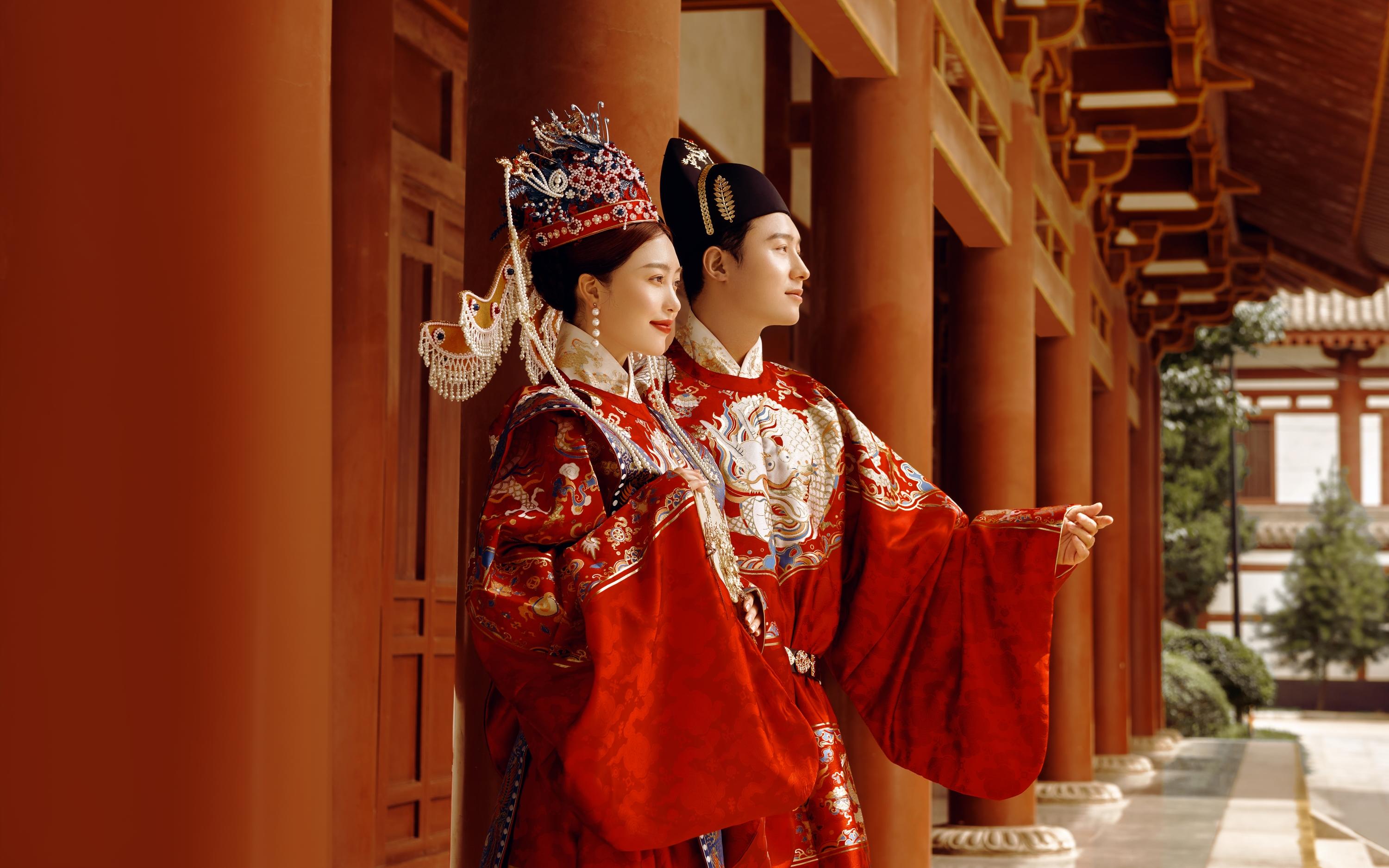 24年超有创意的新中式汉服婚纱照