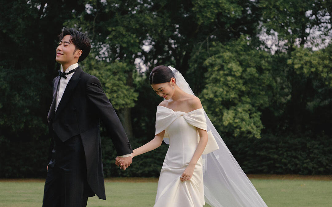 松弛感森系，自然又随性的草坪婚纱照