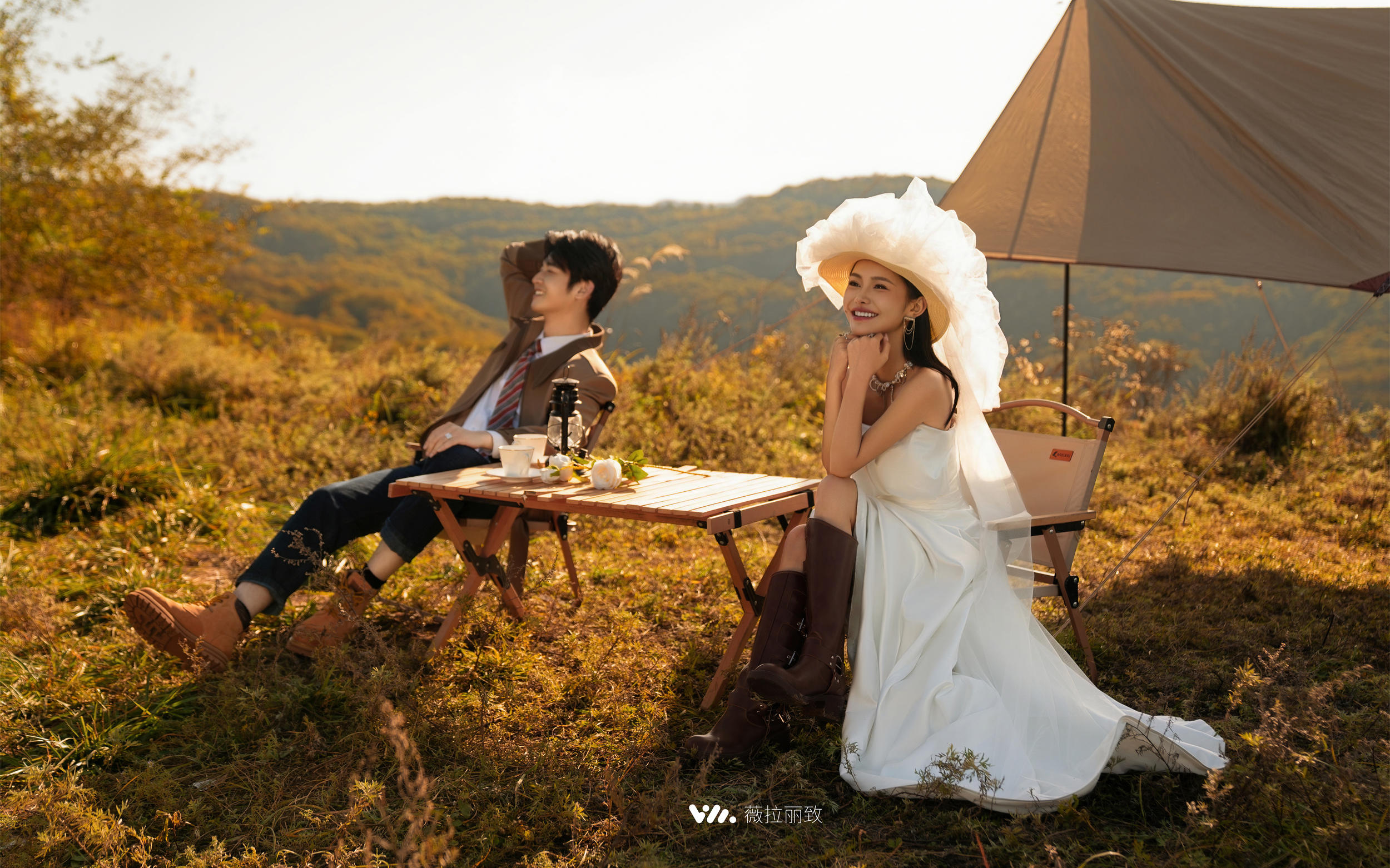 季节限定🍂美拉德色系婚纱照|满满电影感