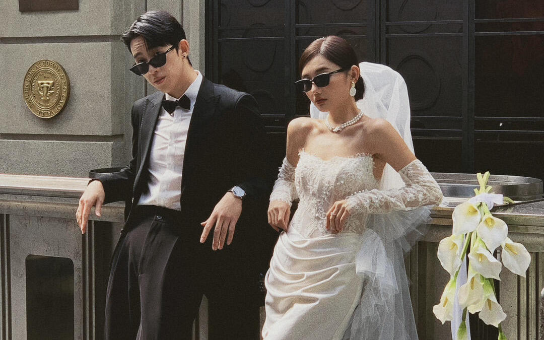 爱情事业双丰收！老钱风婚纱照的氛围感太绝了！