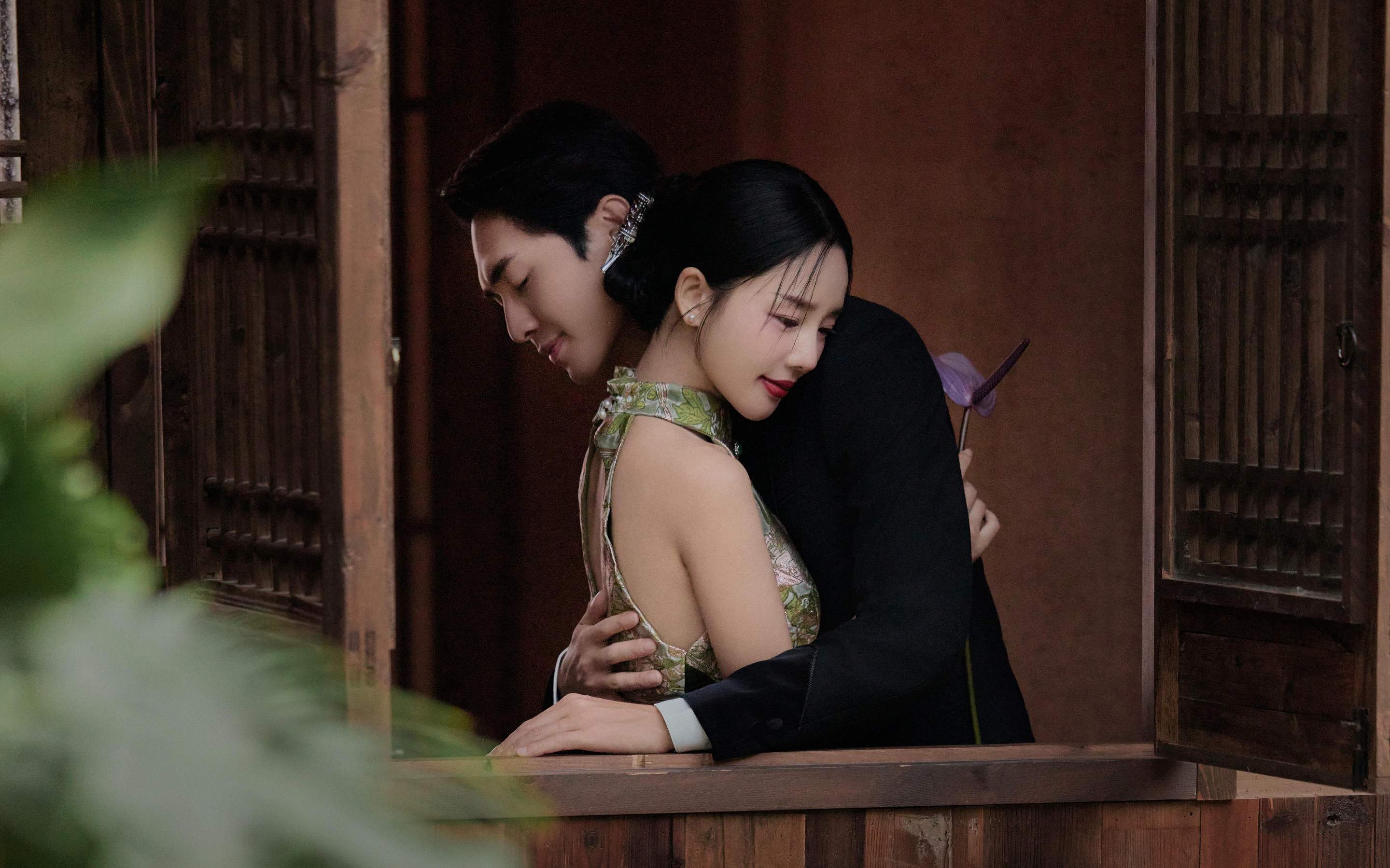 柔美婉约的新中式园林婚纱照🍃江南温婉尽显其中