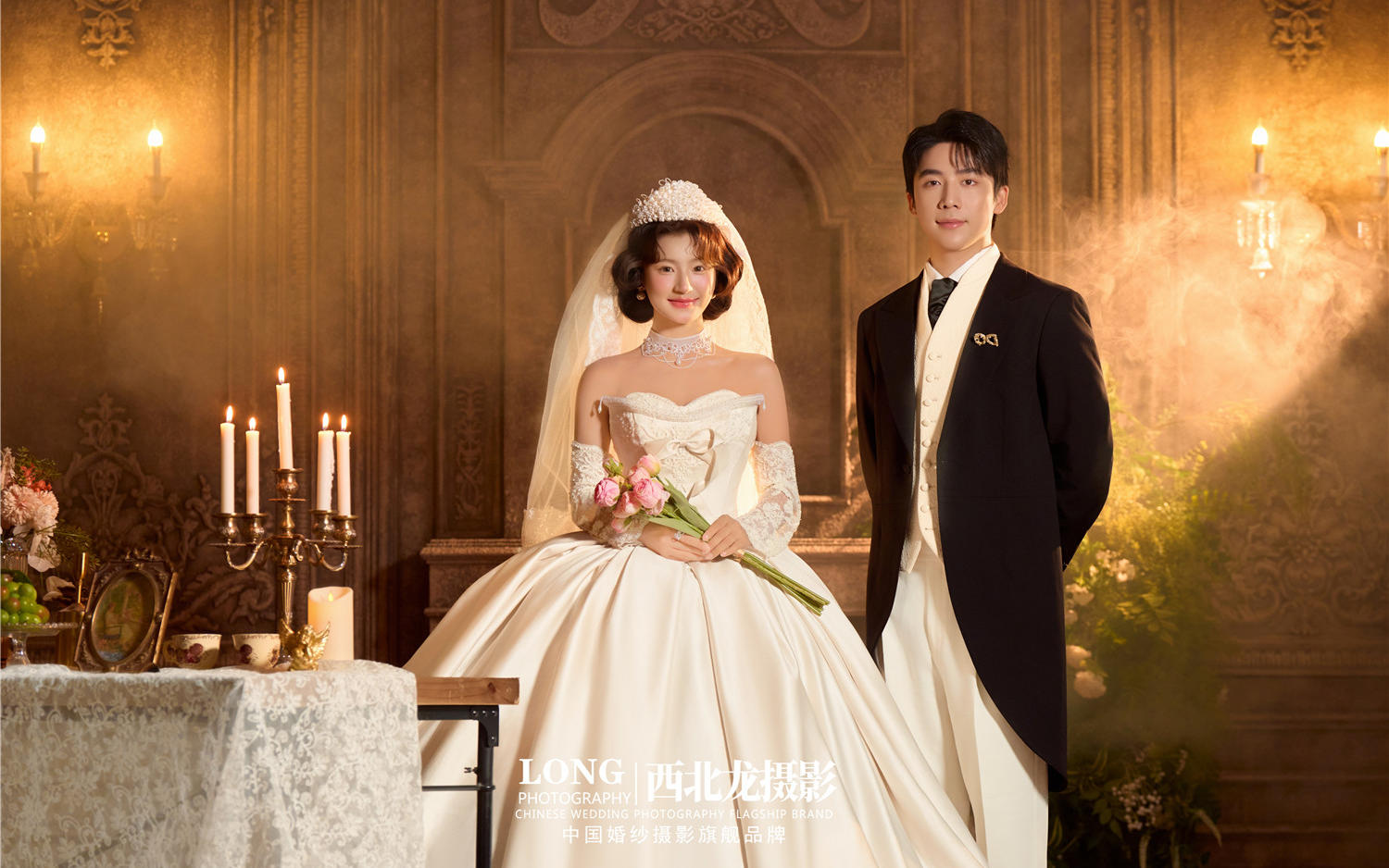 【西北龙摄影】复古光影古堡婚纱照