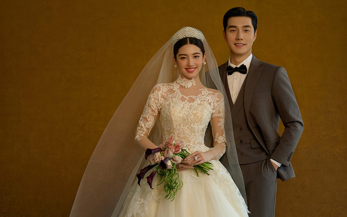 輕法式x復(fù)古油畫?這組婚紗照好心動
