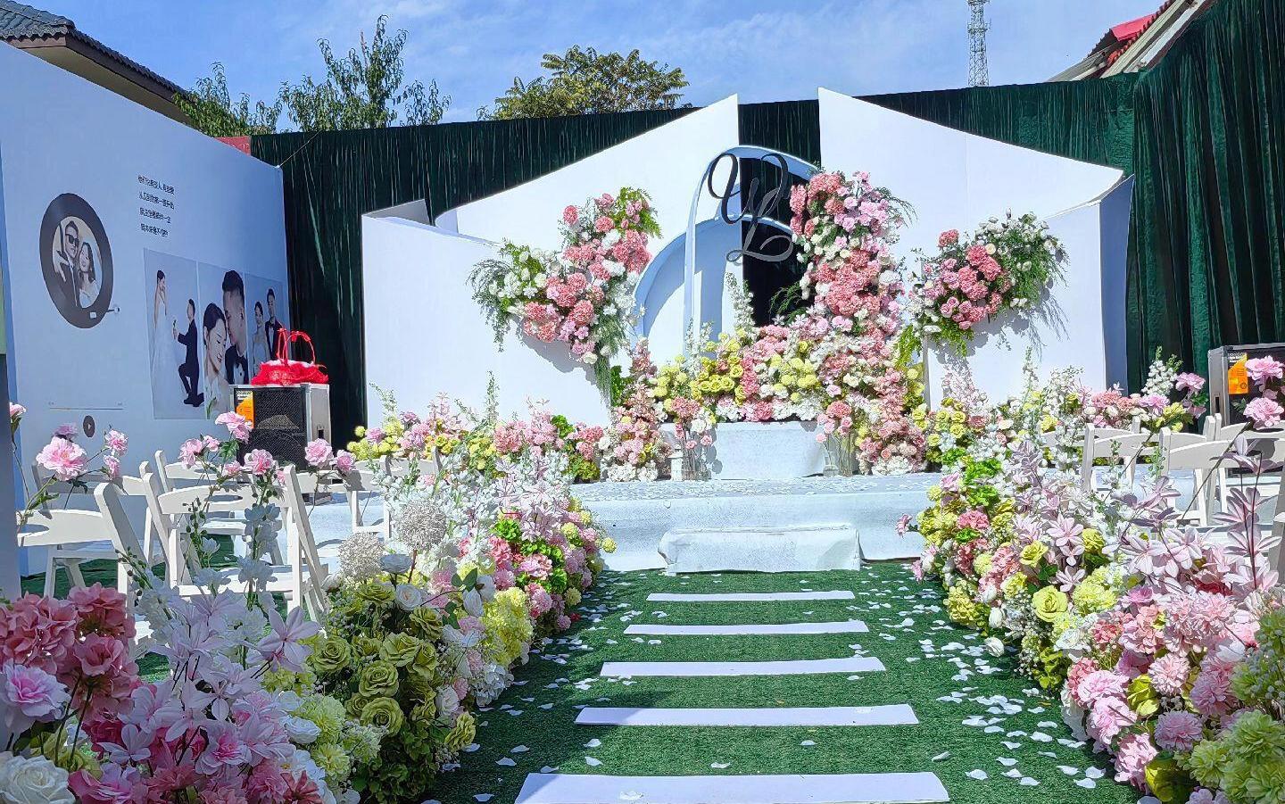 【金铂爵】小院婚礼布置天花板YYDS