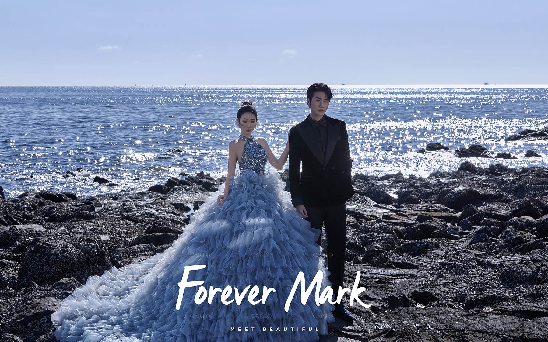 卡洛婚纱摄影【礁石海景】