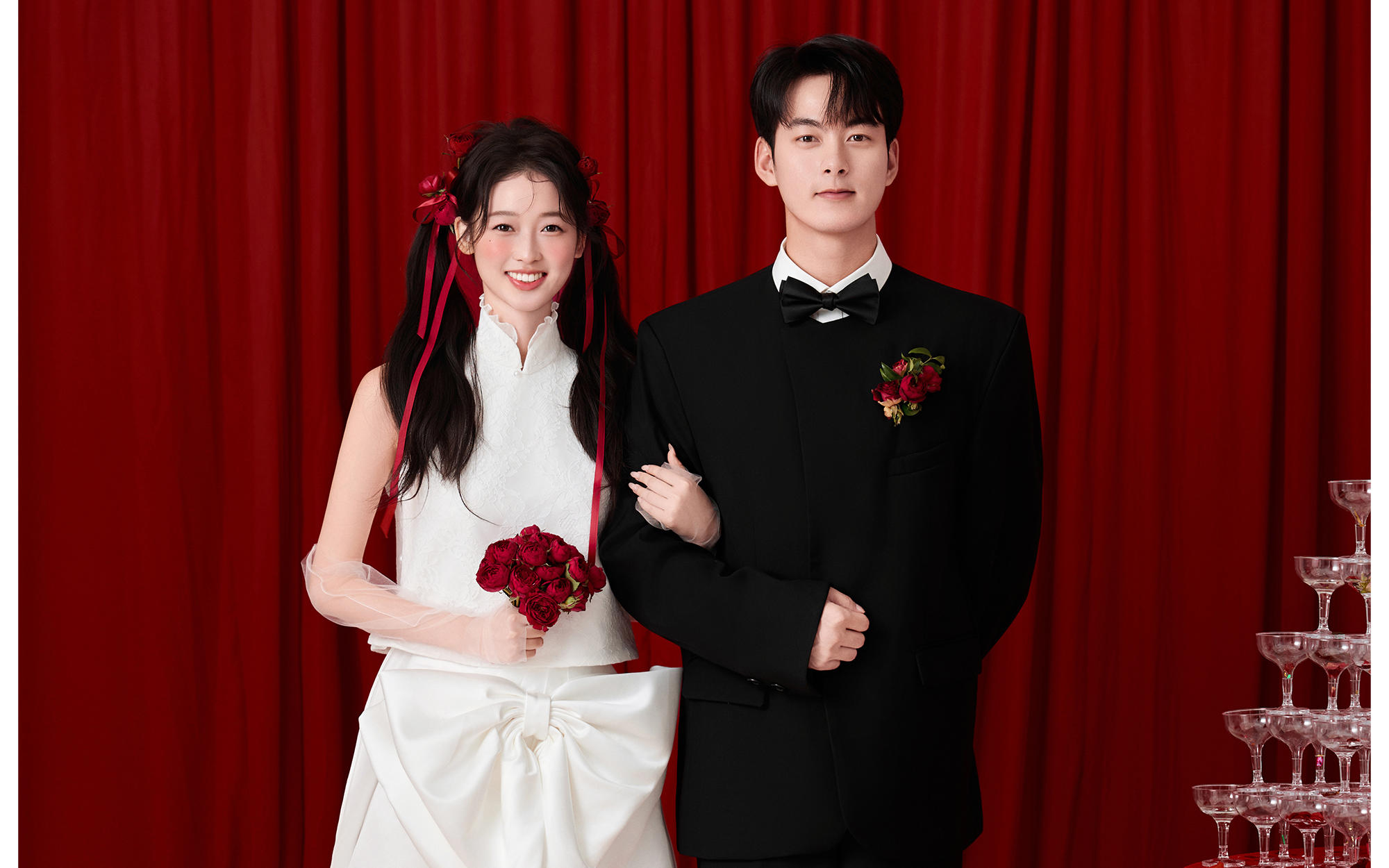 喜歡就嫁！結(jié)婚氛圍感十足的喜嫁婚紗照（喜柿嫁到）