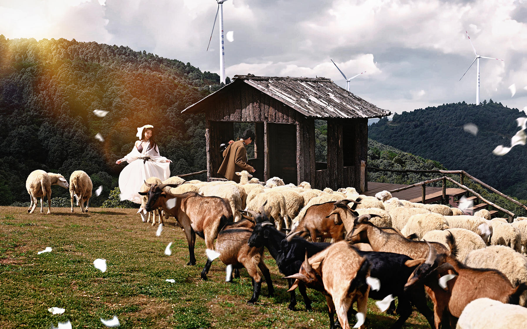 大理样片·谁懂啊！山顶纪实婚纱照真的太绝了 ！