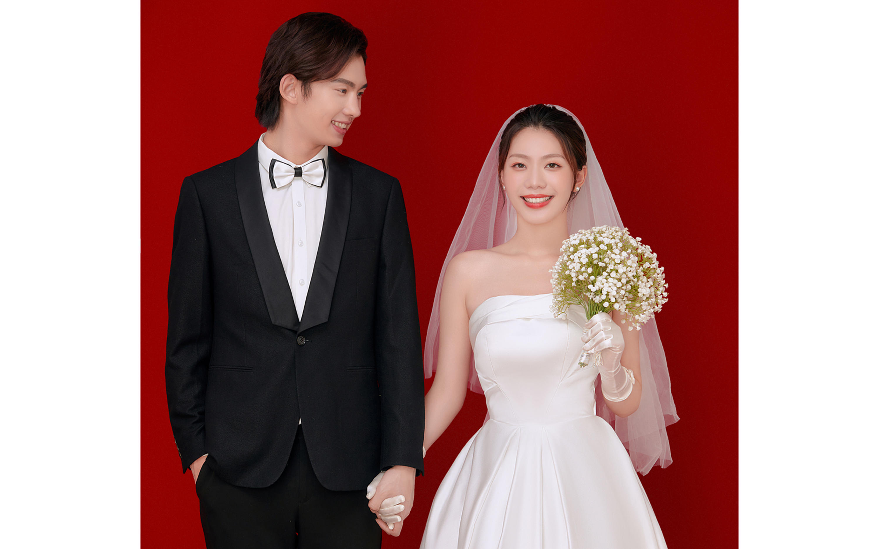 忍不住看了一遍又一遍的喜嫁婚紗照