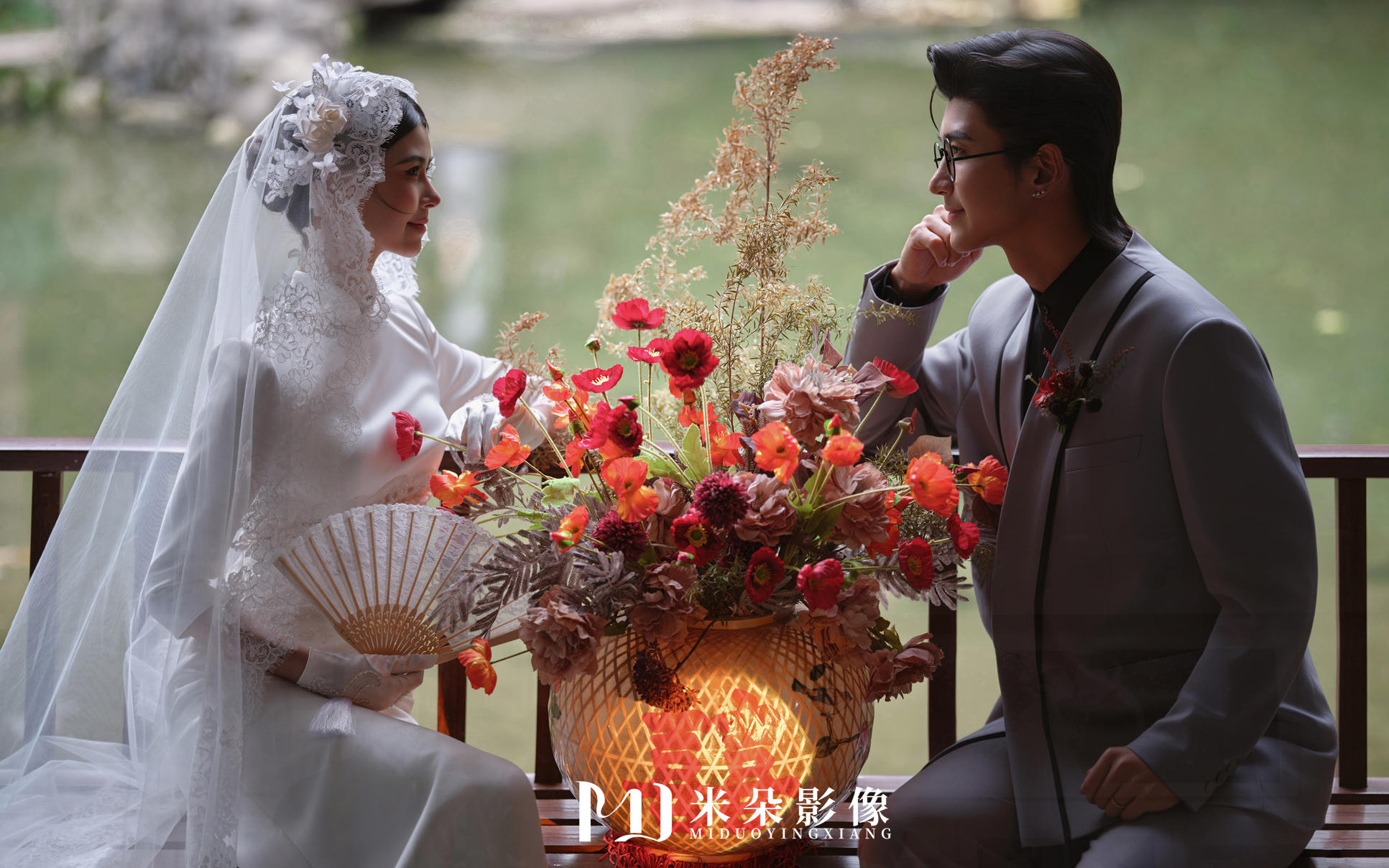 号外号外❗❗复古园林婚纱照简直美爆