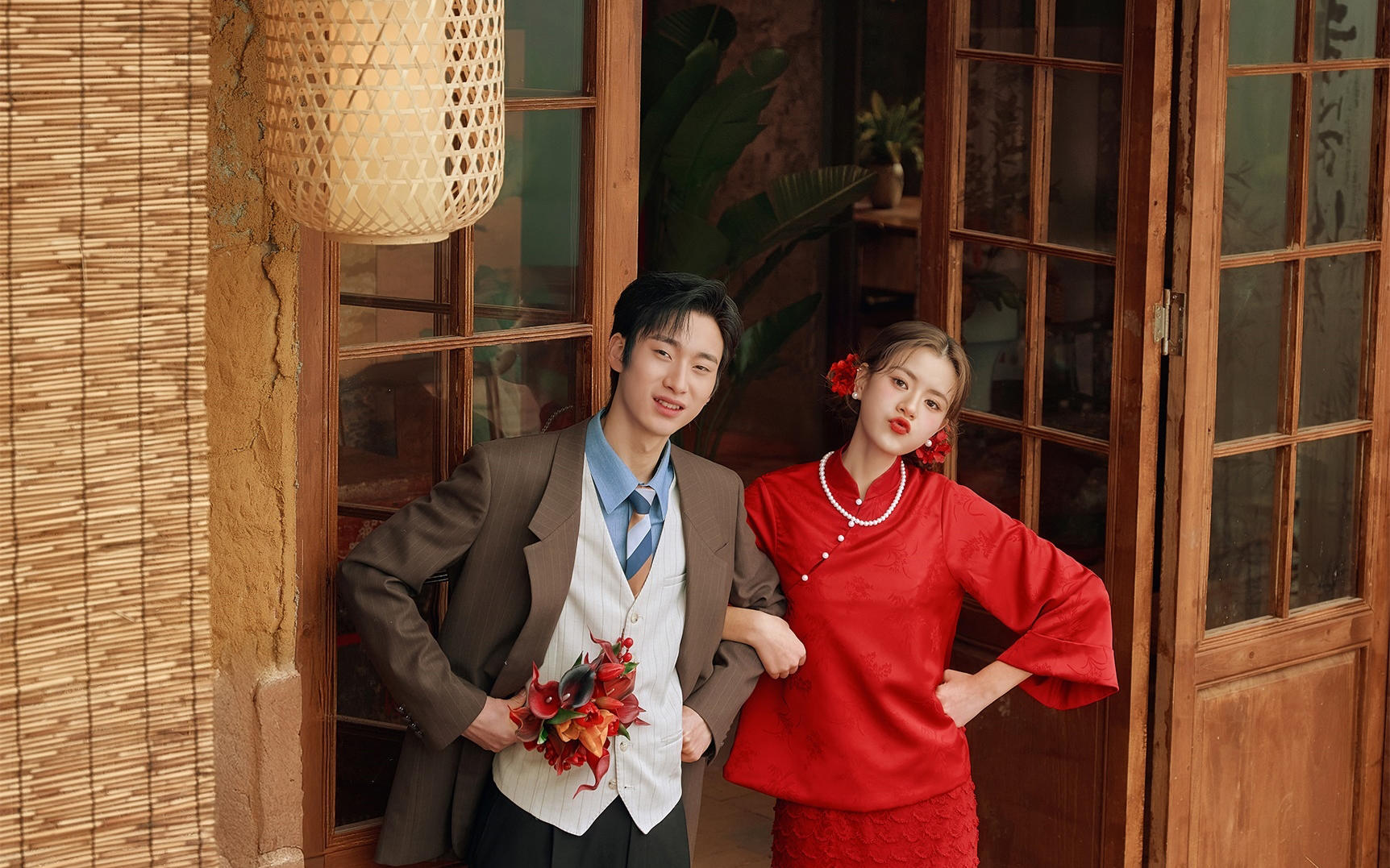 【中式喜嫁婚照】紅綢囍字襯笑顏，解鎖喜慶愛情紀(jì)念