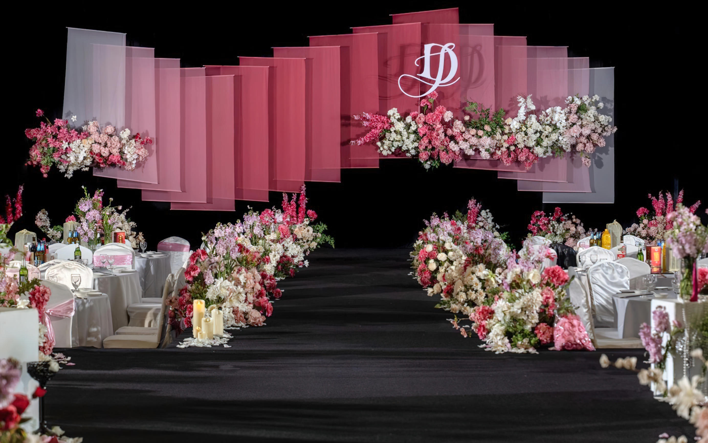 【海派婚礼】玫红色婚礼.太美啦.