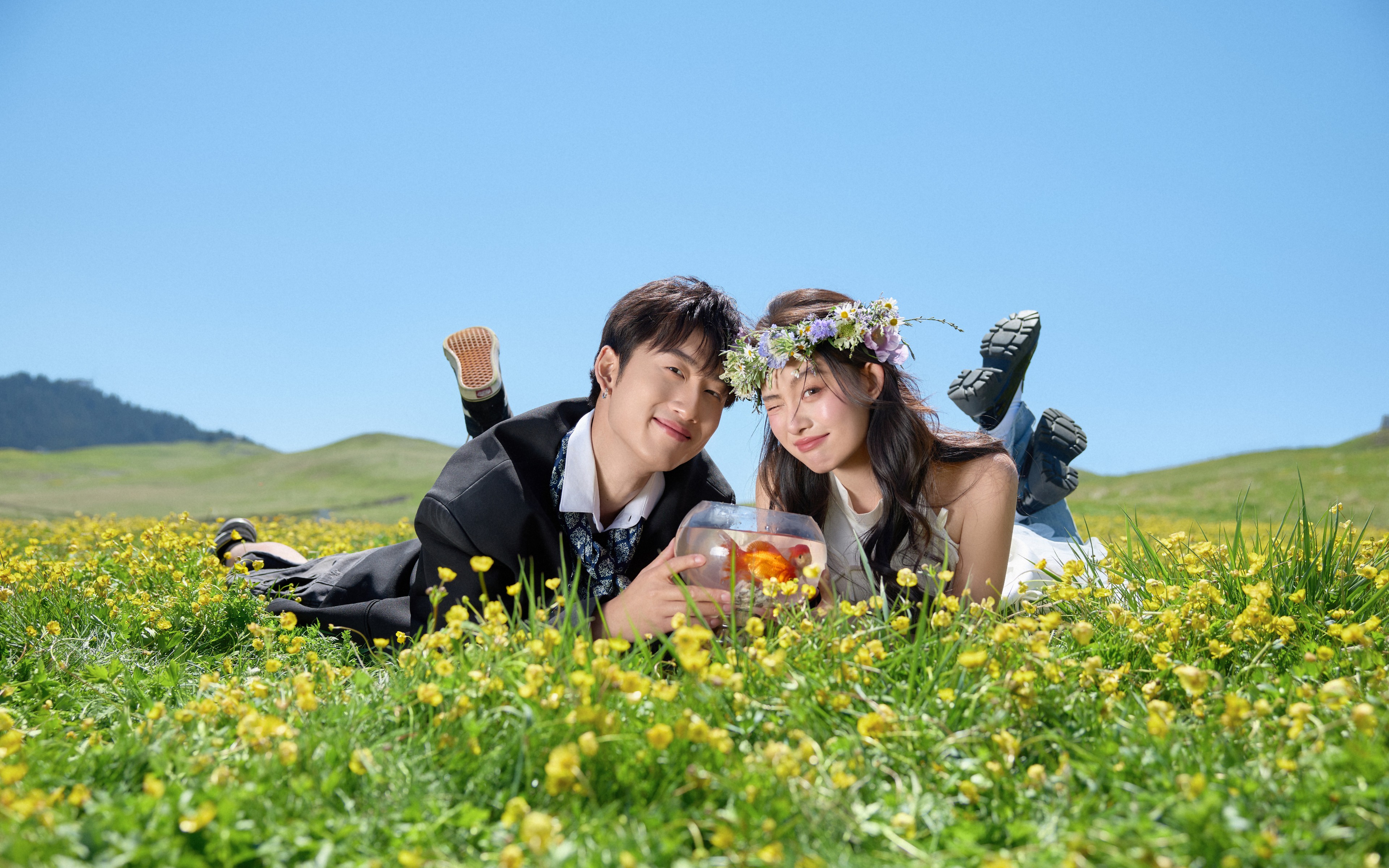 【赛里木湖】小清晰生命力婚纱照
