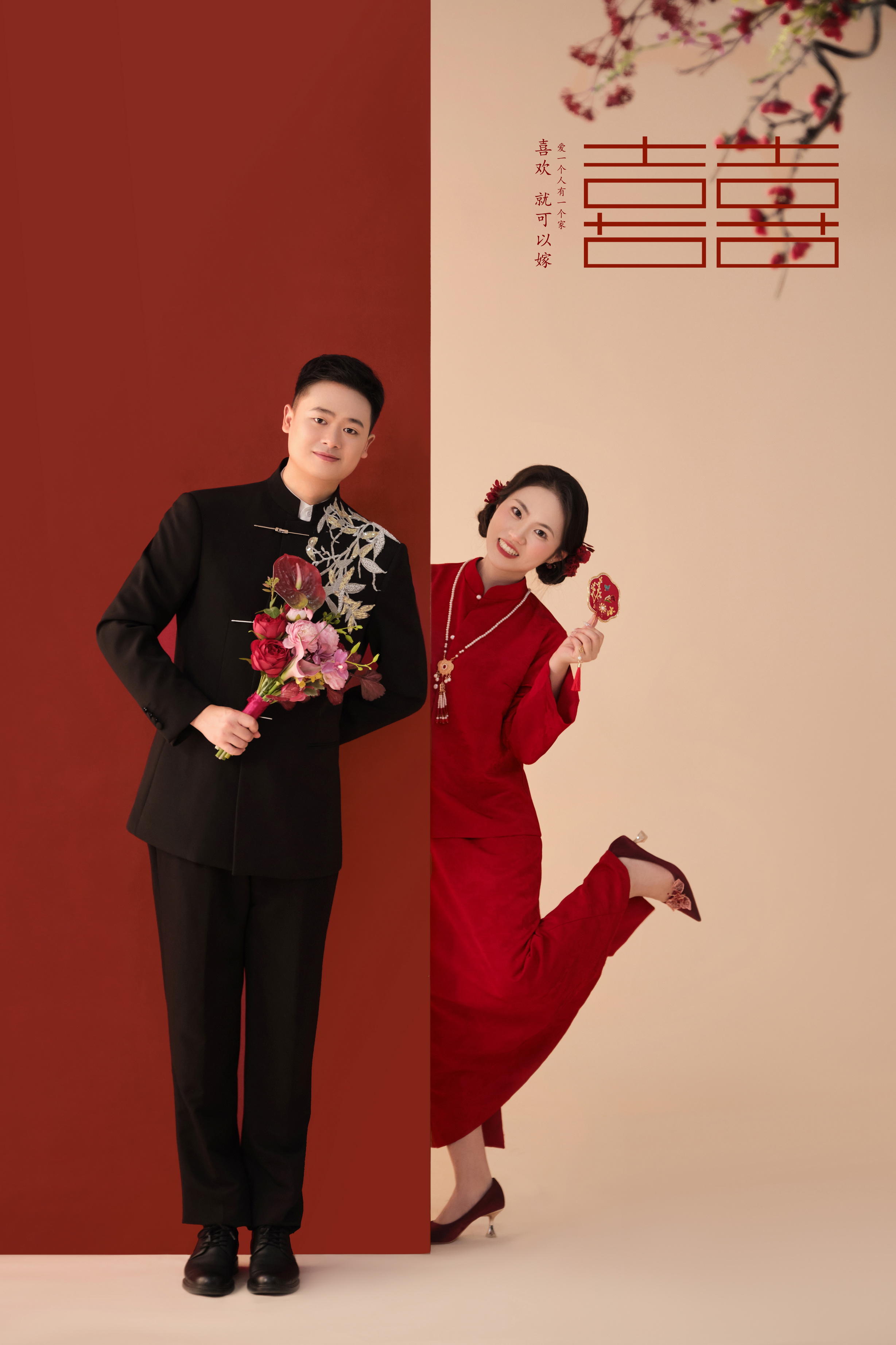 中式喜嫁婚纱照｜把传统浪漫狠狠拿捏住了💕